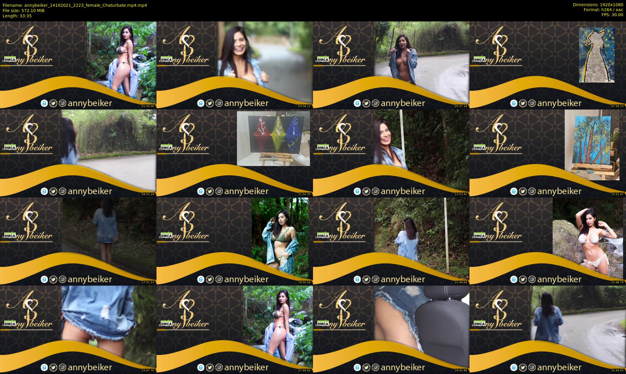 annybeiker — 34 minute Chaturbate female cam show recording, 1080p, Oct 14, 2021