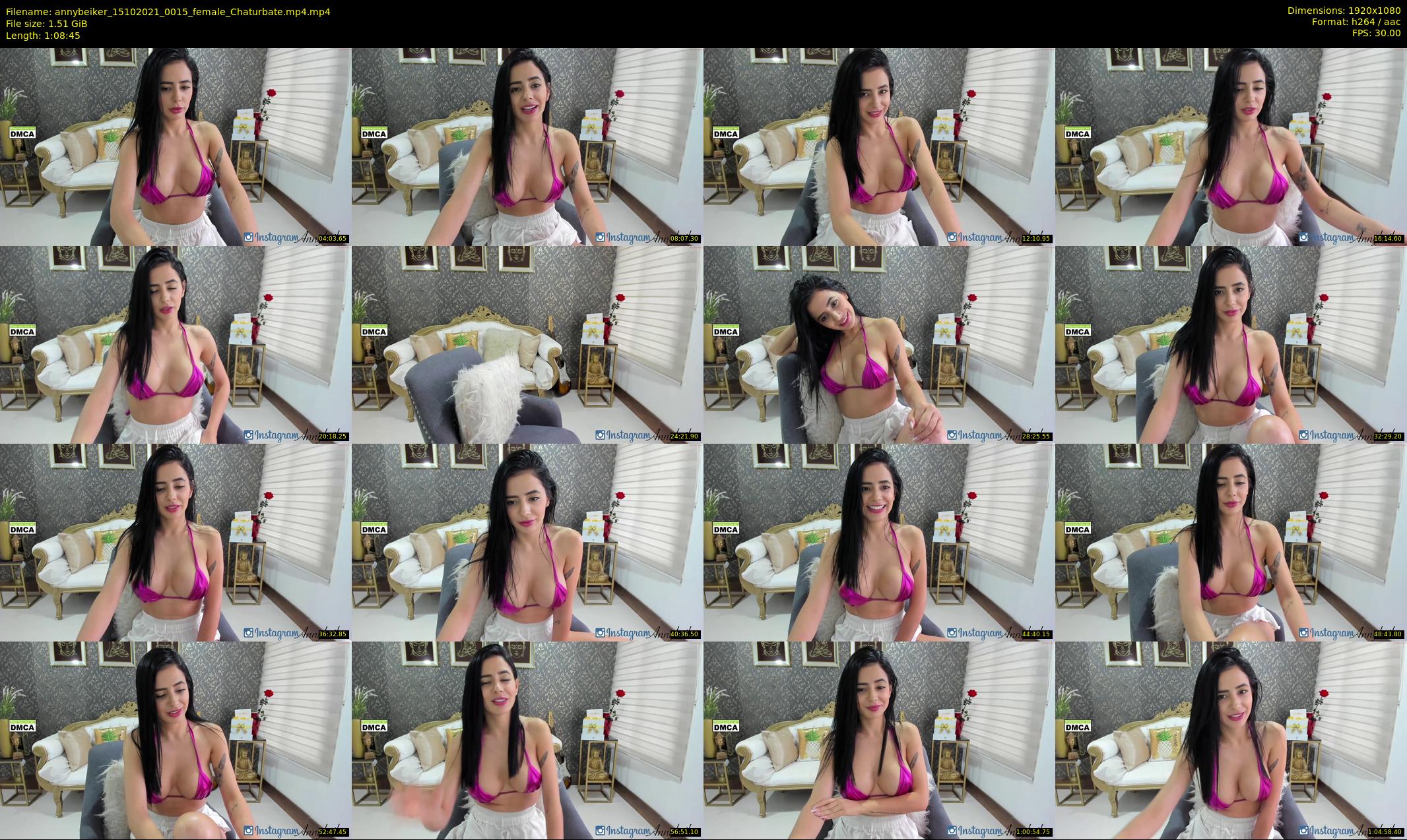 annybeiker — 69 minute Chaturbate female cam show recording, 1080p, Oct 15, 2021