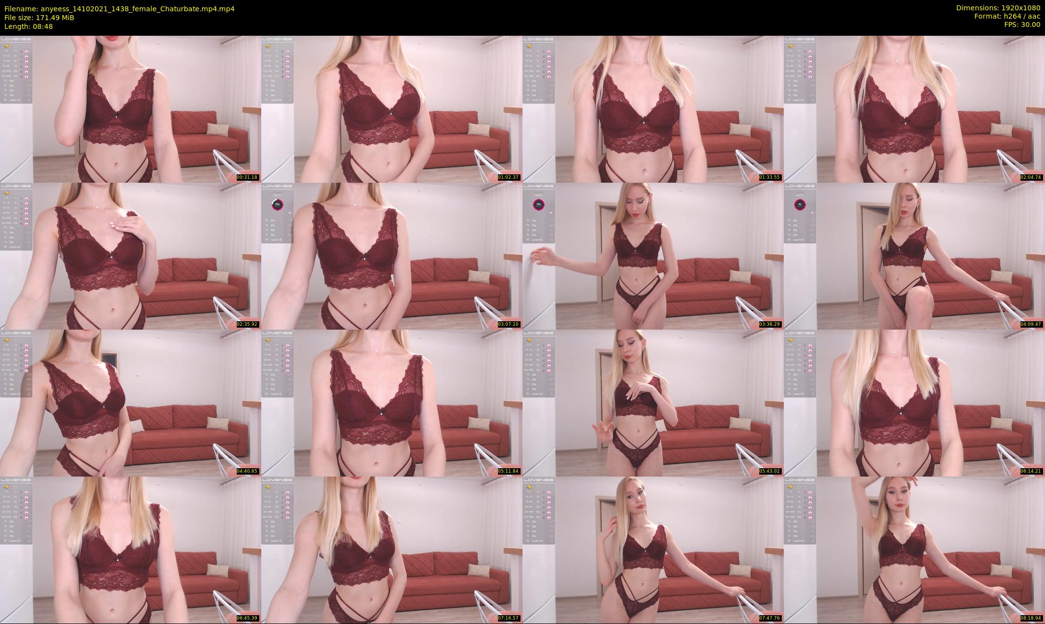 anyeess — 9 minute Chaturbate female cam show recording, 1080p, Oct 14, 2021