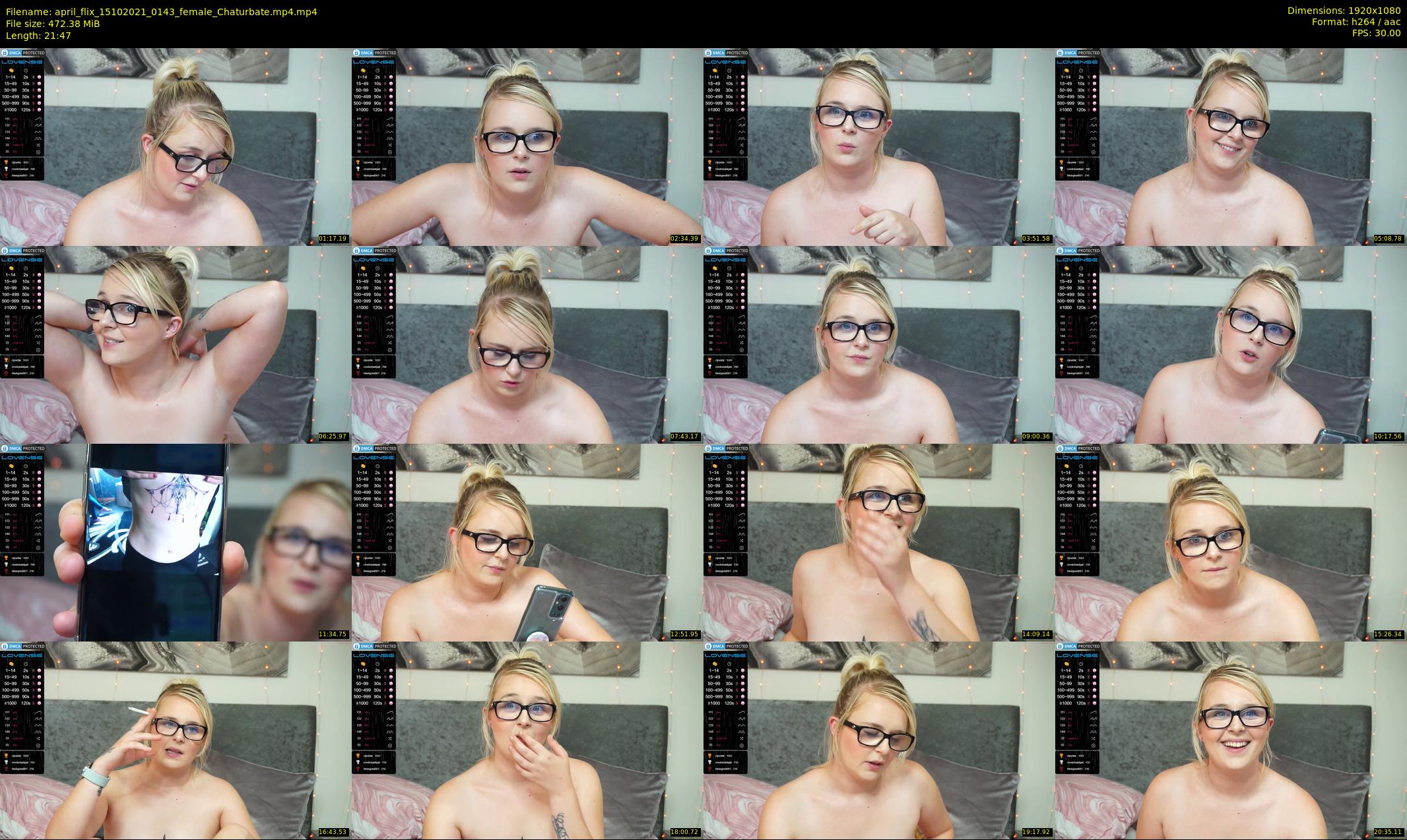 april_flix — 22 minute Chaturbate female cam show recording, 1080p, Oct 15, 2021