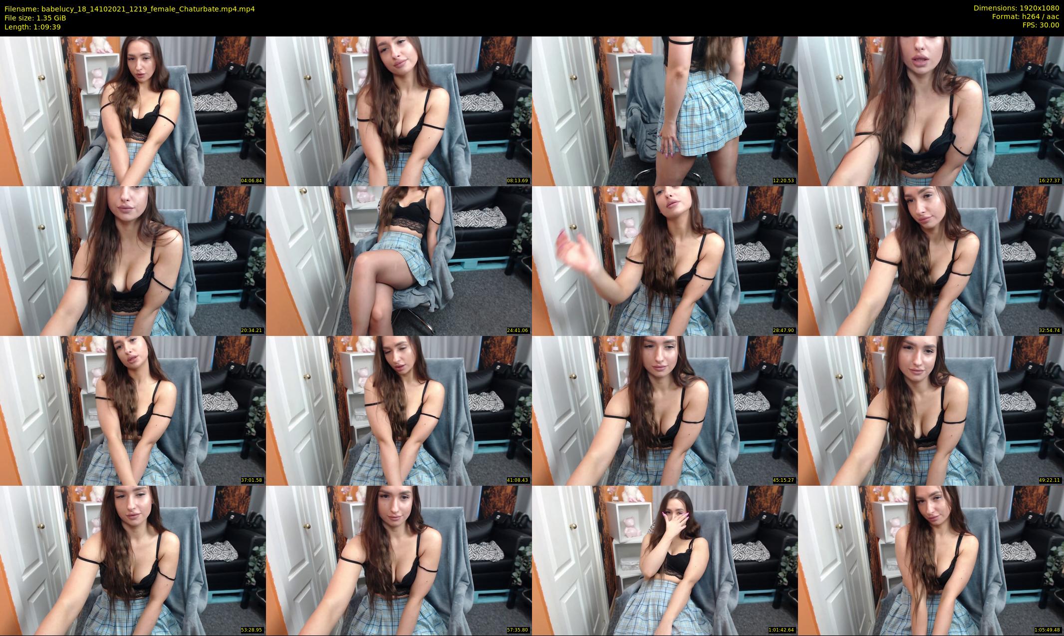 babelucy_18 — 70 minute Chaturbate female cam show recording, 1080p, Oct 14, 2021