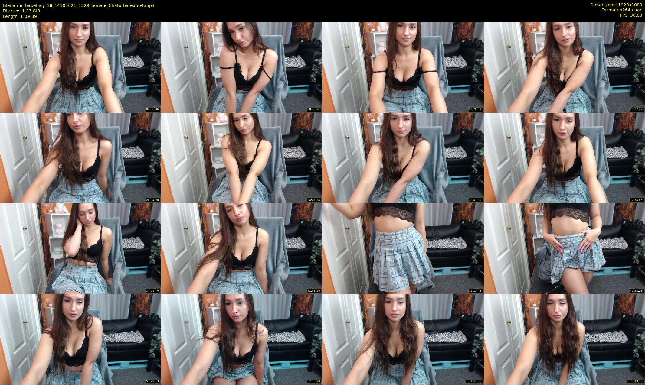 babelucy_18 — 70 minute Chaturbate female cam show recording, 1080p, Oct 14, 2021