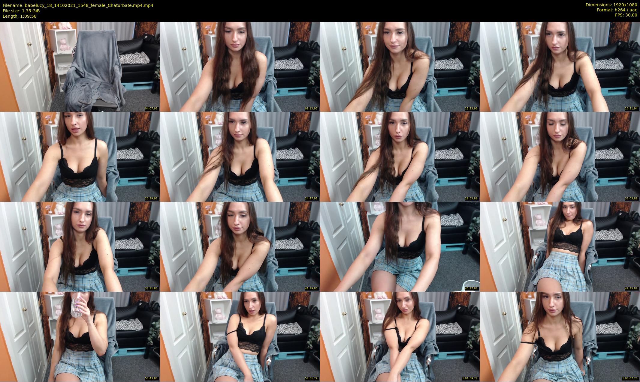 babelucy_18 — 70 minute Chaturbate female cam show recording, 1080p, Oct 14, 2021