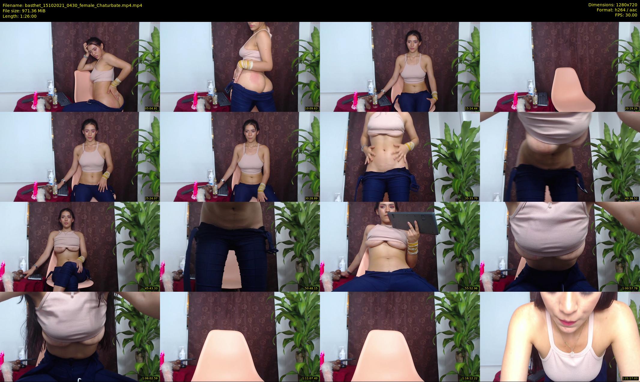 basthet — 86 minute Chaturbate female cam show recording, 720p, Oct 15, 2021