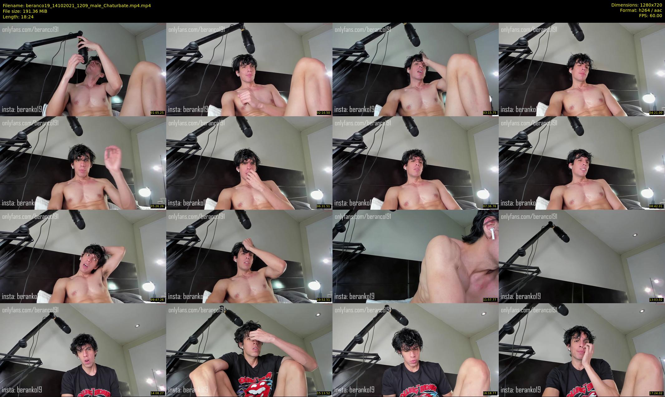 beranco19 — 19 minute Chaturbate male cam show recording, 720p, Oct 14, 2021