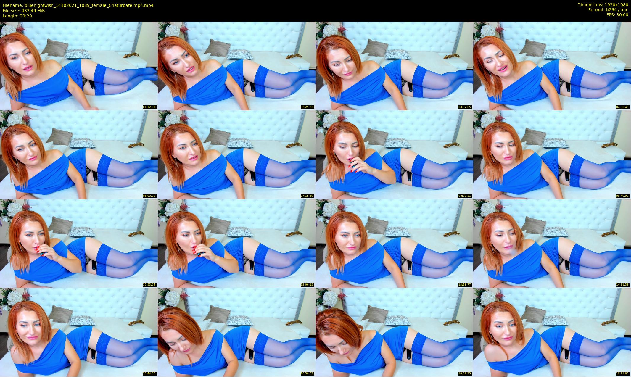 bluenightwish — 21 minute Chaturbate female cam show recording, 1080p, Oct 14, 2021