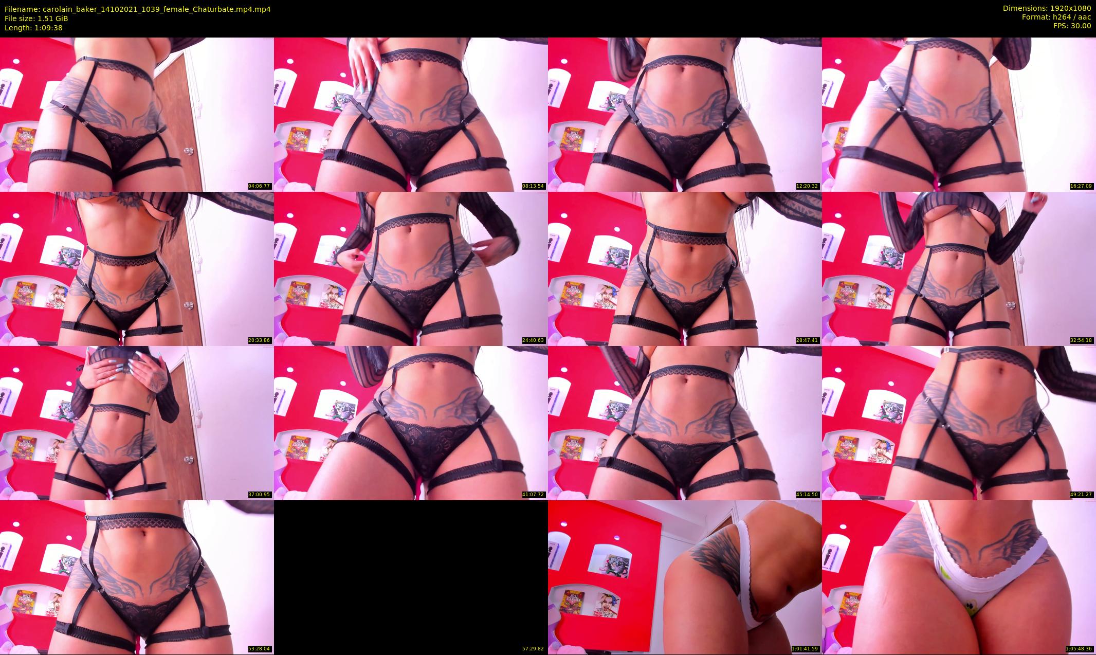 carolain_baker — 70 minute Chaturbate female cam show recording, 1080p, Oct 14, 2021