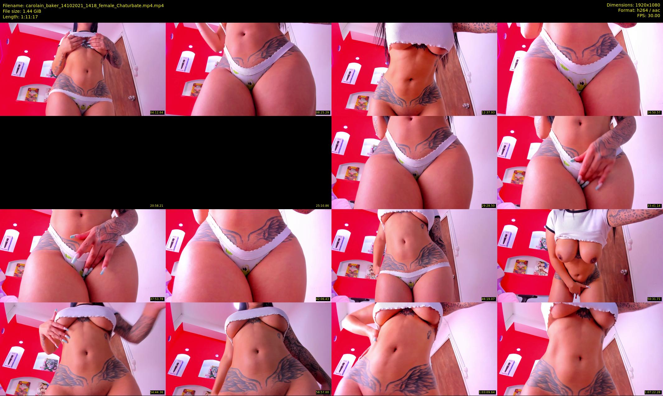 carolain_baker — 72 minute Chaturbate female cam show recording, 1080p, Oct 14, 2021