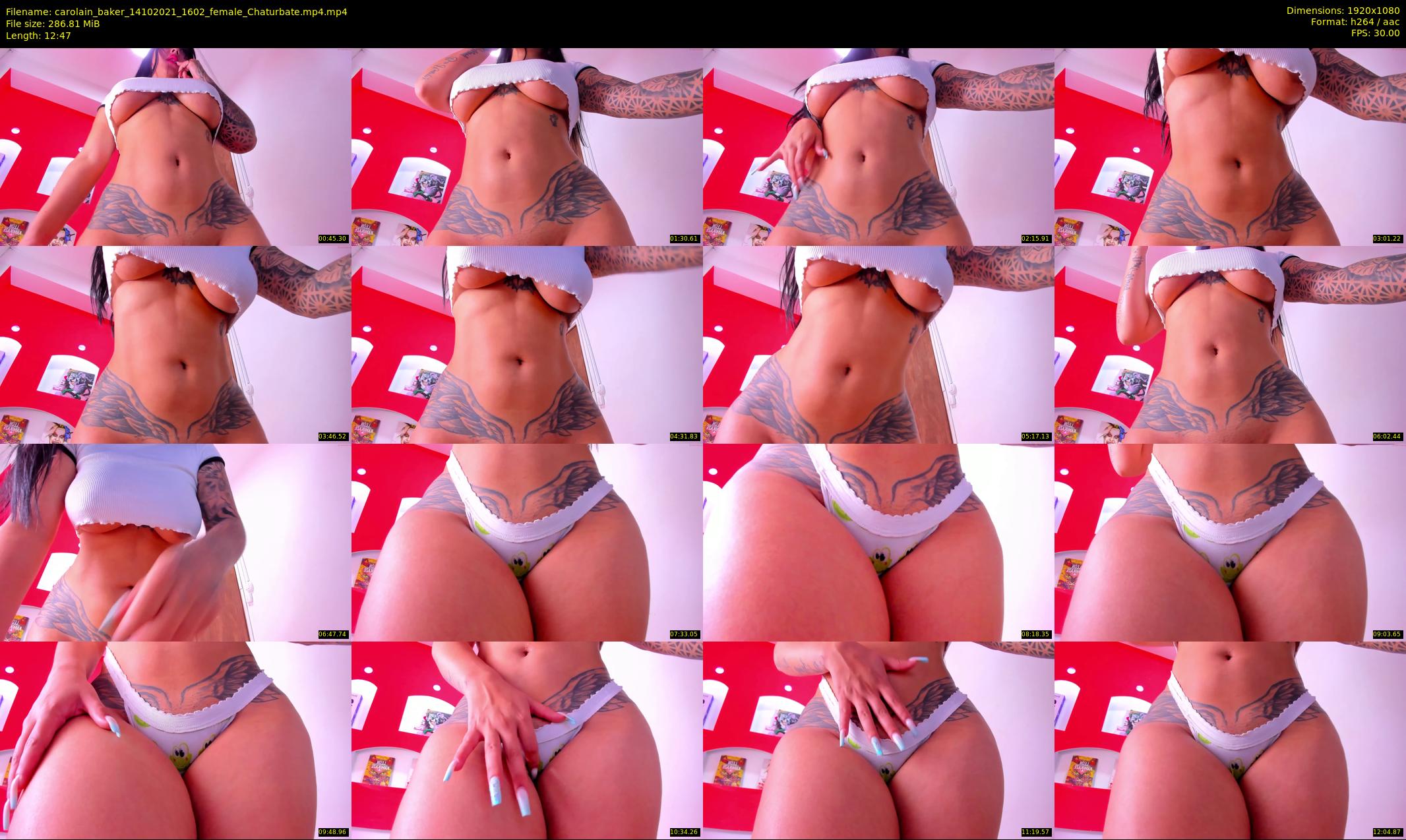carolain_baker — 13 minute Chaturbate female cam show recording, 1080p, Oct 14, 2021