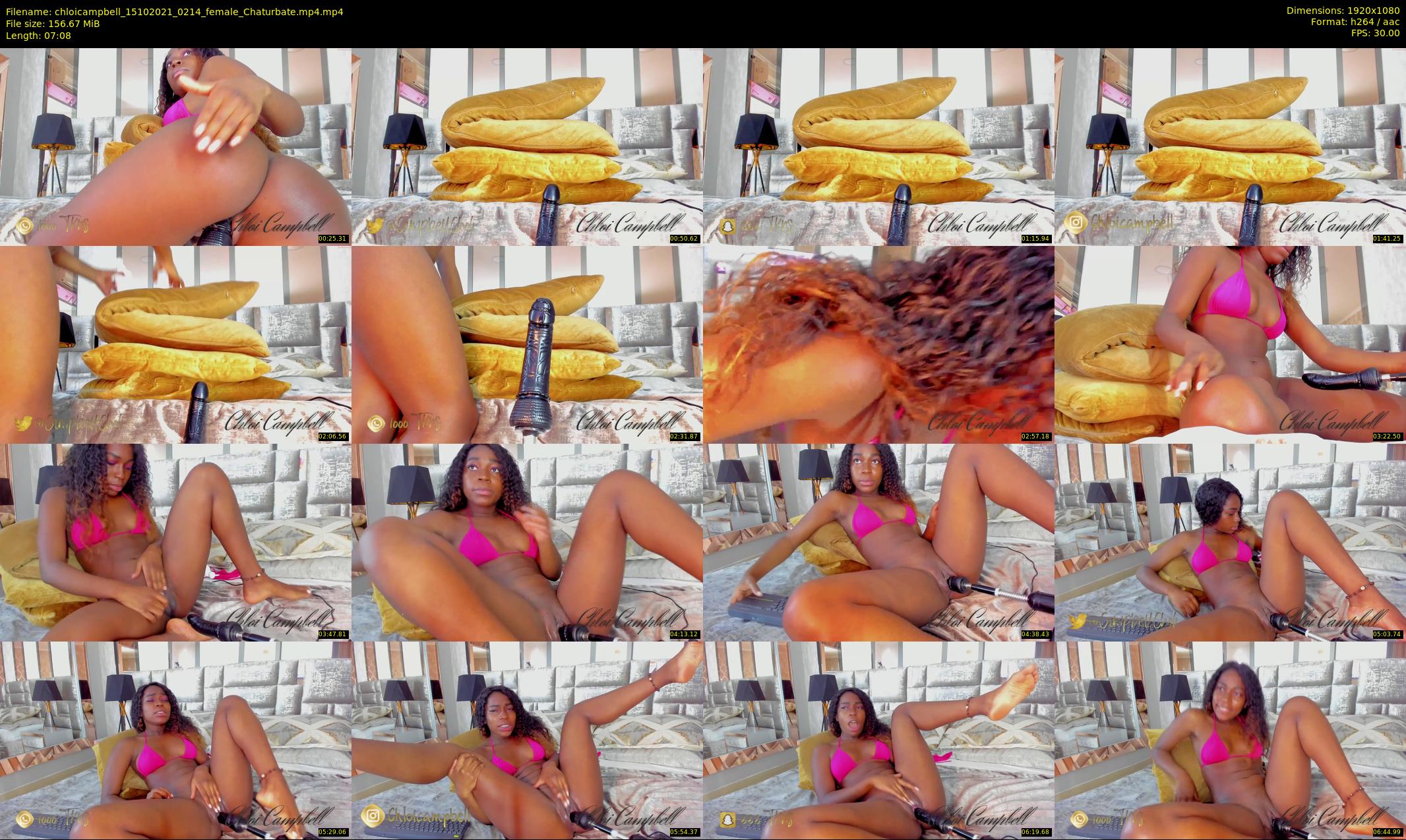 chloicampbell — 8 minute Chaturbate female cam show recording, 1080p, Oct 15, 2021