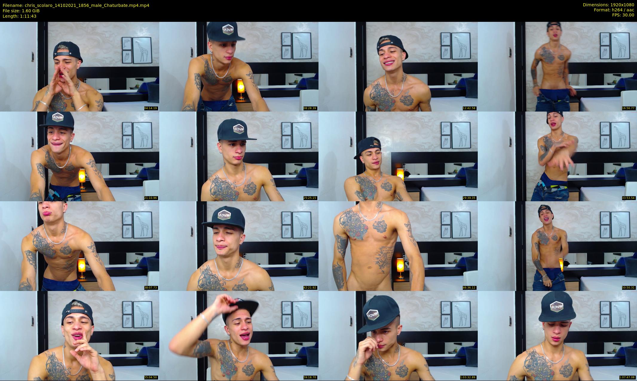 chris_scolaro — 72 minute Chaturbate male cam show recording, 1080p, Oct 14, 2021