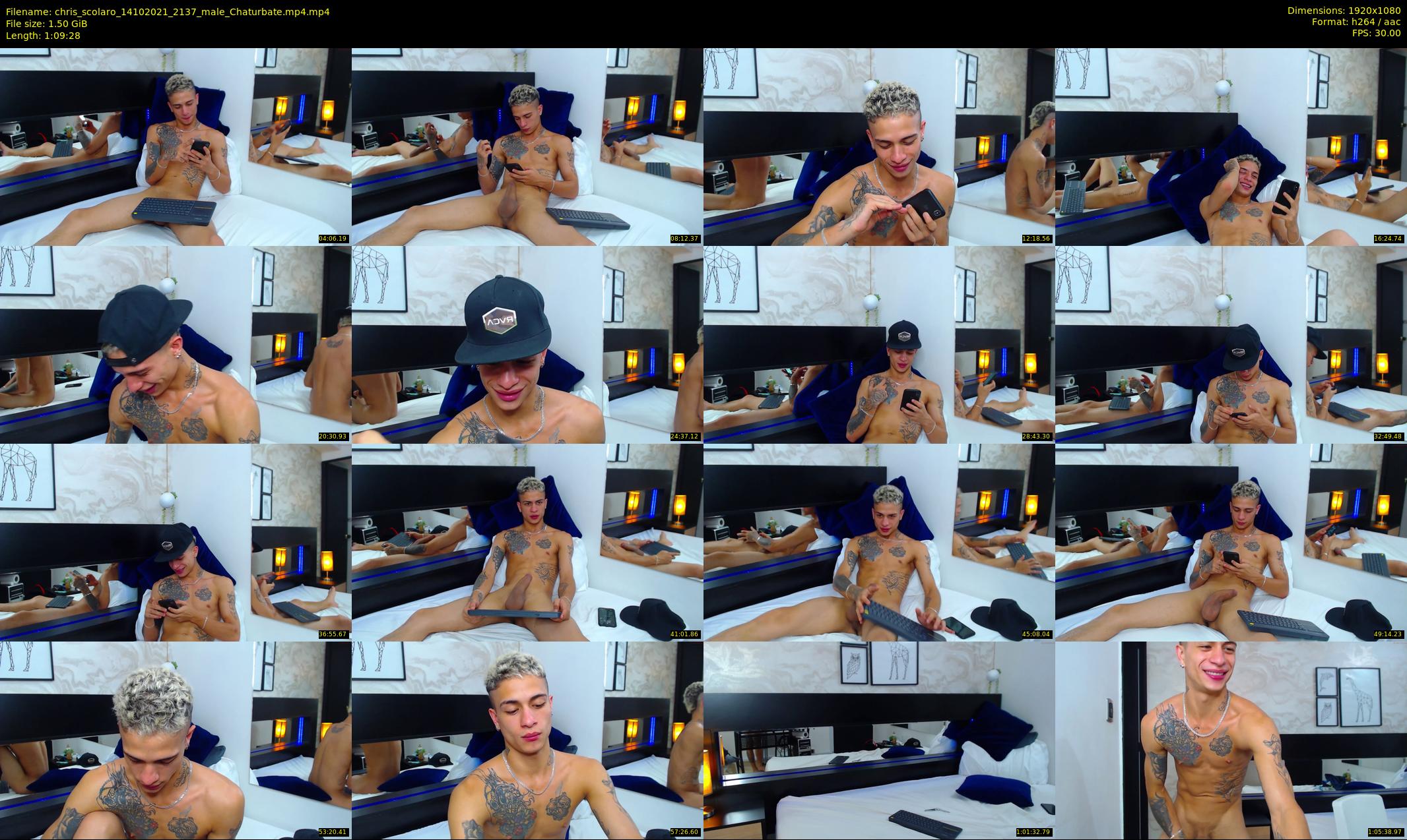 chris_scolaro — 70 minute Chaturbate male cam show recording, 1080p, Oct 14, 2021