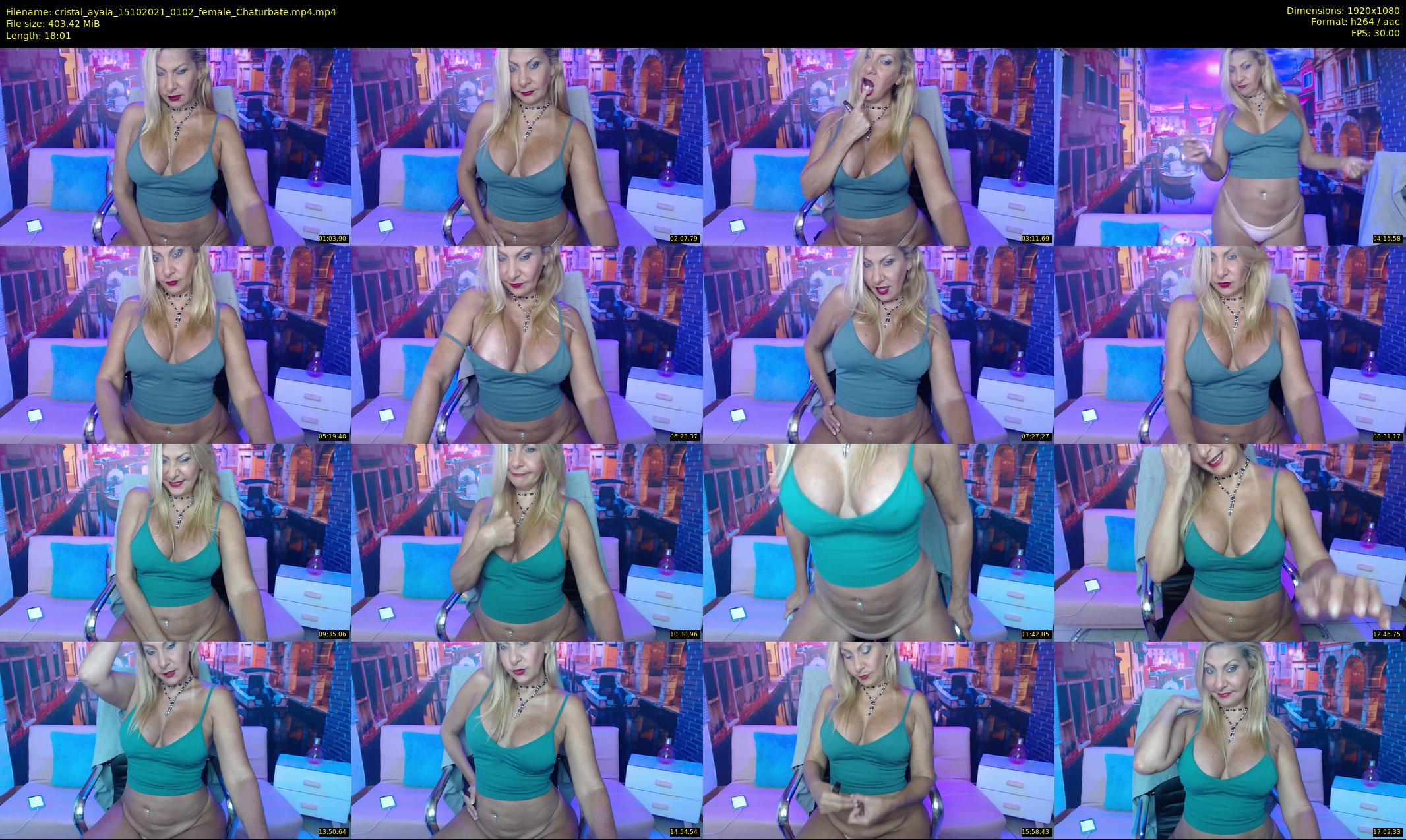 cristal_ayala — 19 minute Chaturbate female cam show recording, 1080p, Oct 15, 2021