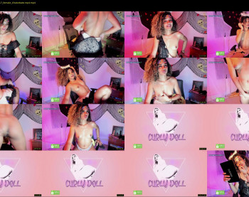 curlydoll1 — 70 minute Chaturbate female cam show recording, 720p, Oct 15, 2021