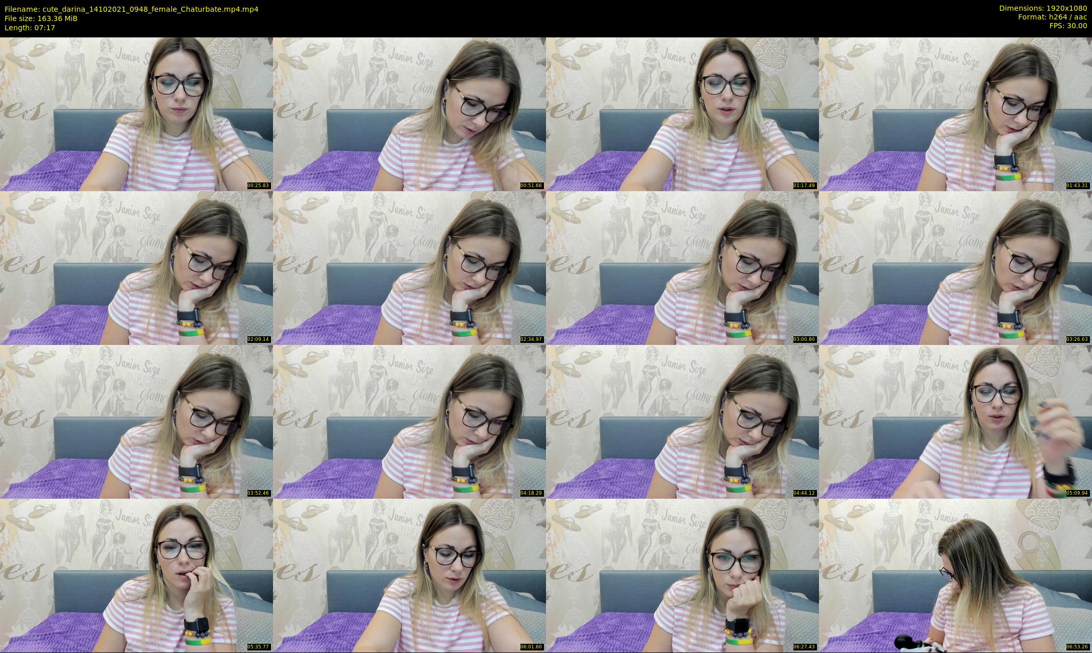 cute_darina — 8 minute Chaturbate female cam show recording, 1080p, Oct 14, 2021