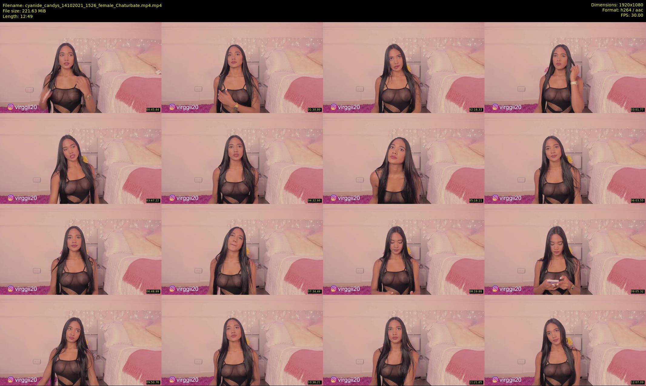 cyanide_candys — 13 minute Chaturbate female cam show recording, 1080p, Oct 14, 2021