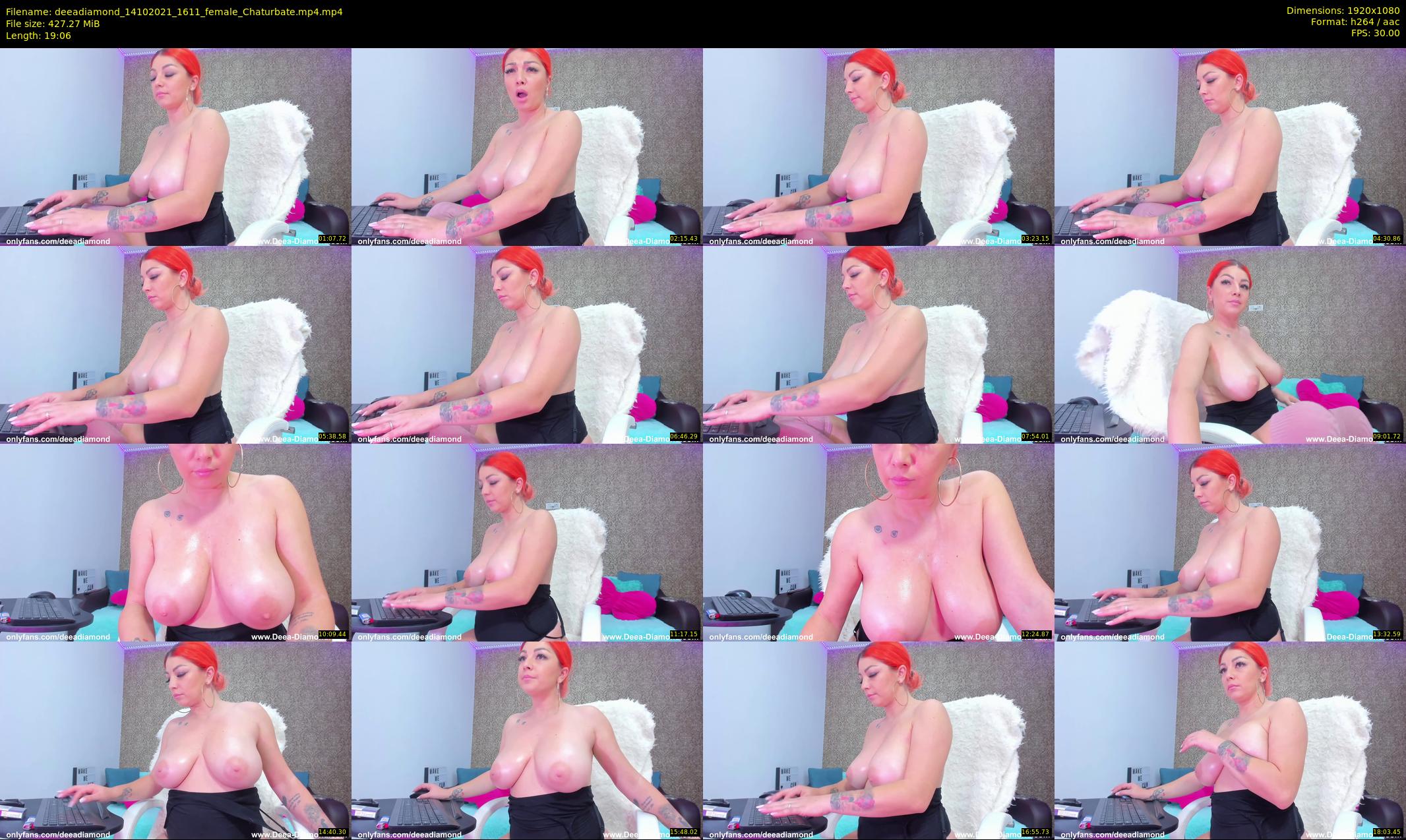deeadiamond — 20 minute Chaturbate female cam show recording, 1080p, Oct 14, 2021