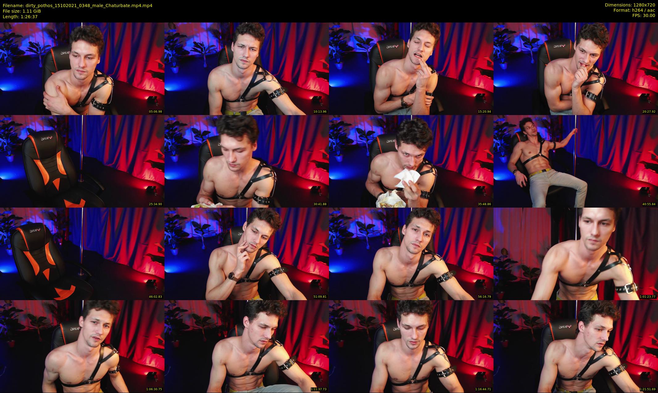 dirty_pothos — 87 minute Chaturbate male cam show recording, 720p, Oct 15, 2021