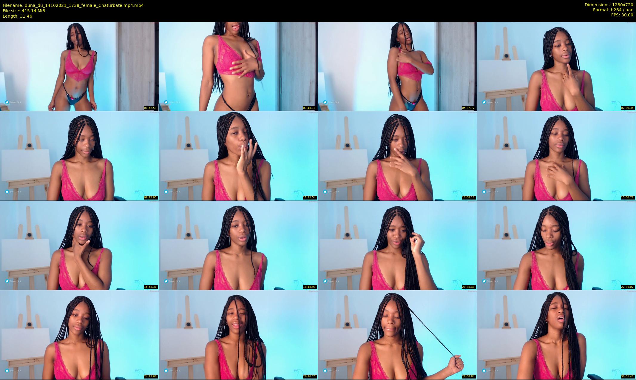 duna_du — 32 minute Chaturbate female cam show recording, 720p, Oct 14, 2021