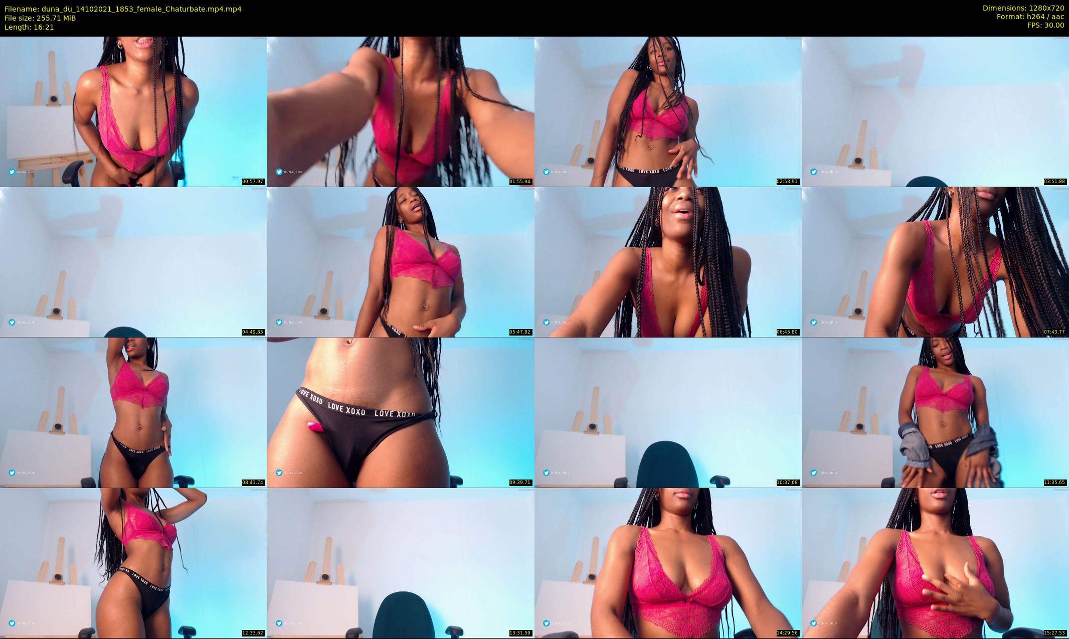 duna_du — 17 minute Chaturbate female cam show recording, 720p, Oct 14, 2021