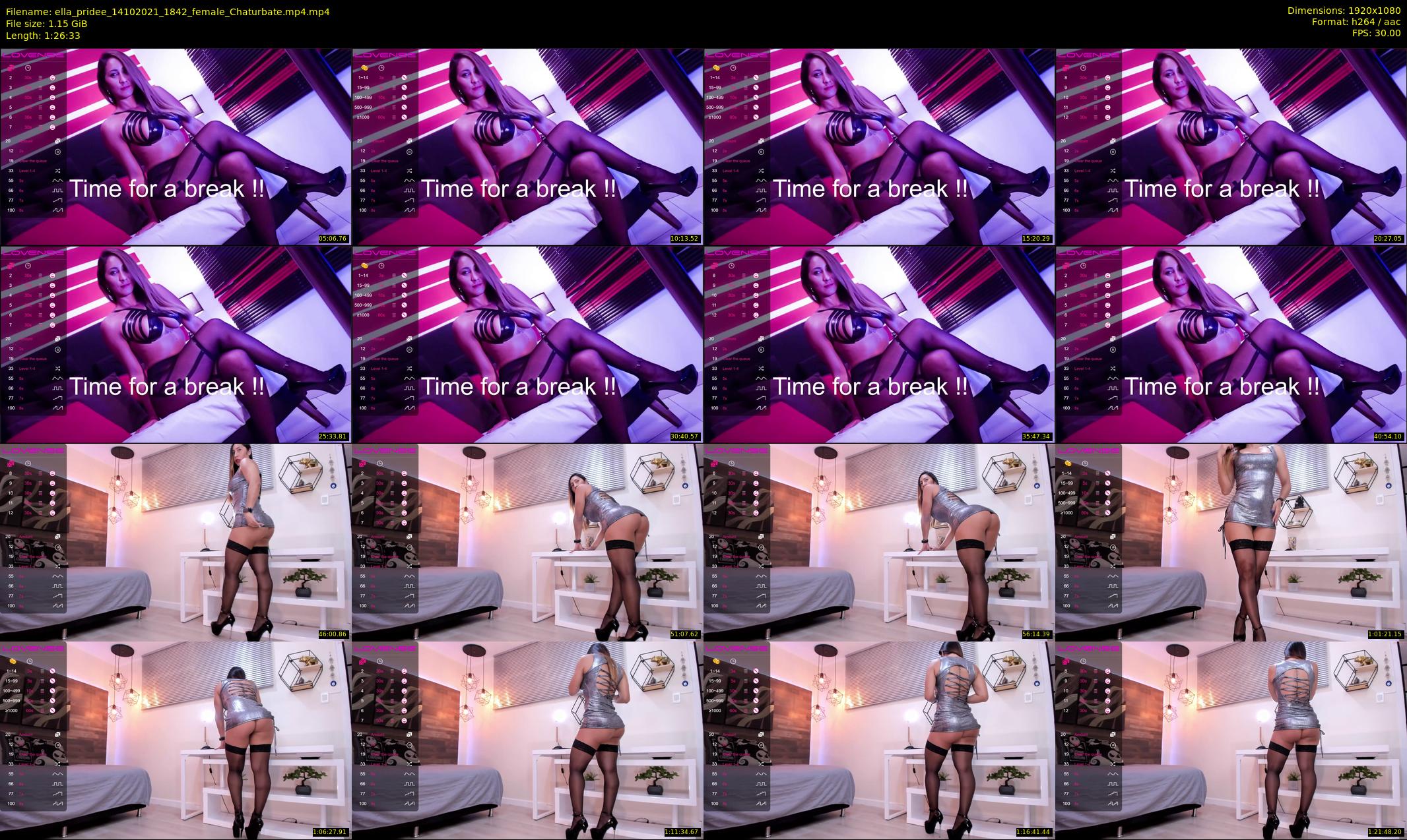 ella_pridee — 87 minute Chaturbate female cam show recording, 1080p, Oct 14, 2021