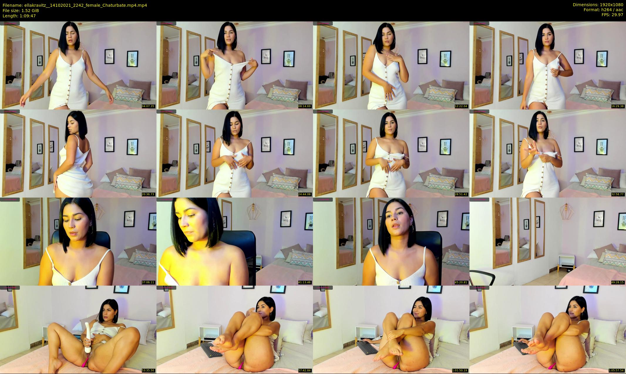 ellakravitz_ — 70 minute Chaturbate female cam show recording, 1080p, Oct 14, 2021