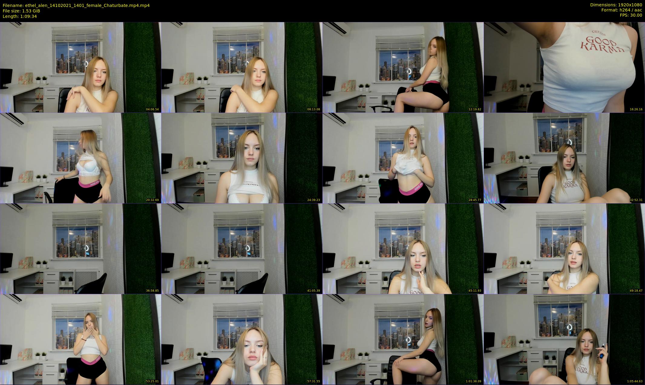 ethel_alen — 70 minute Chaturbate female cam show recording, 1080p, Oct 14, 2021