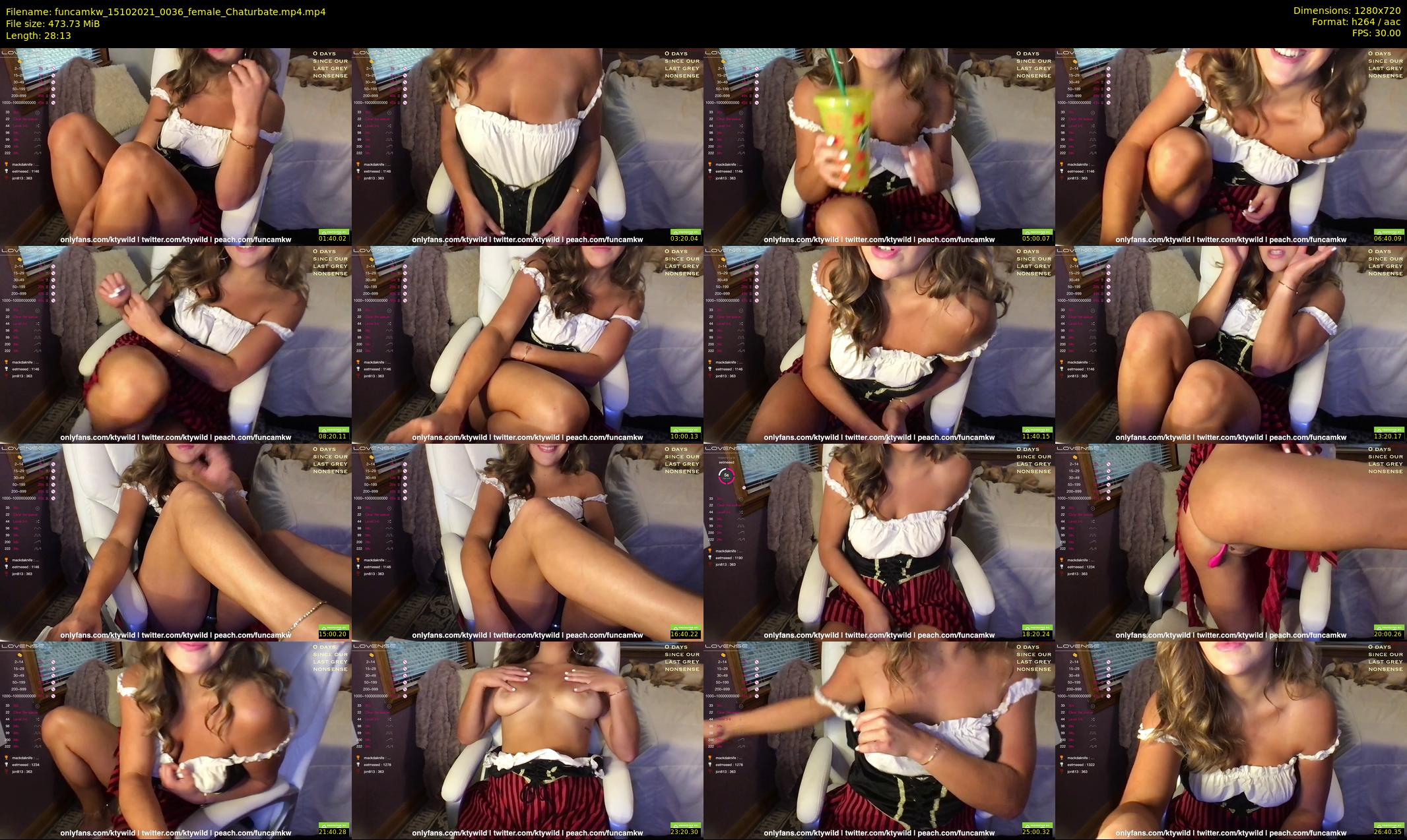 funcamkw — 29 minute Chaturbate female cam show recording, 720p, Oct 15, 2021