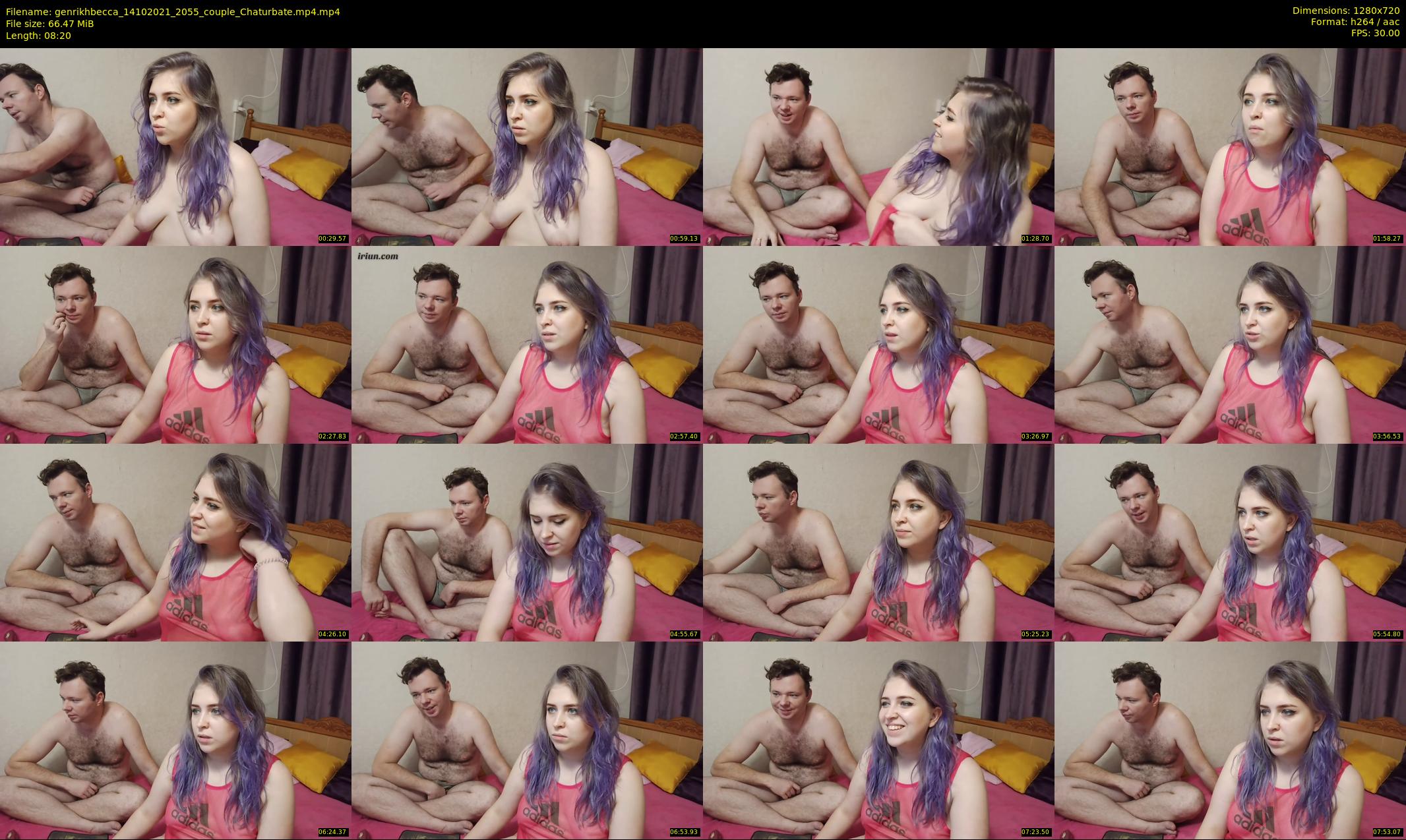 genrikhbecca — 9 minute Chaturbate couple cam show recording, 720p, Oct 14, 2021