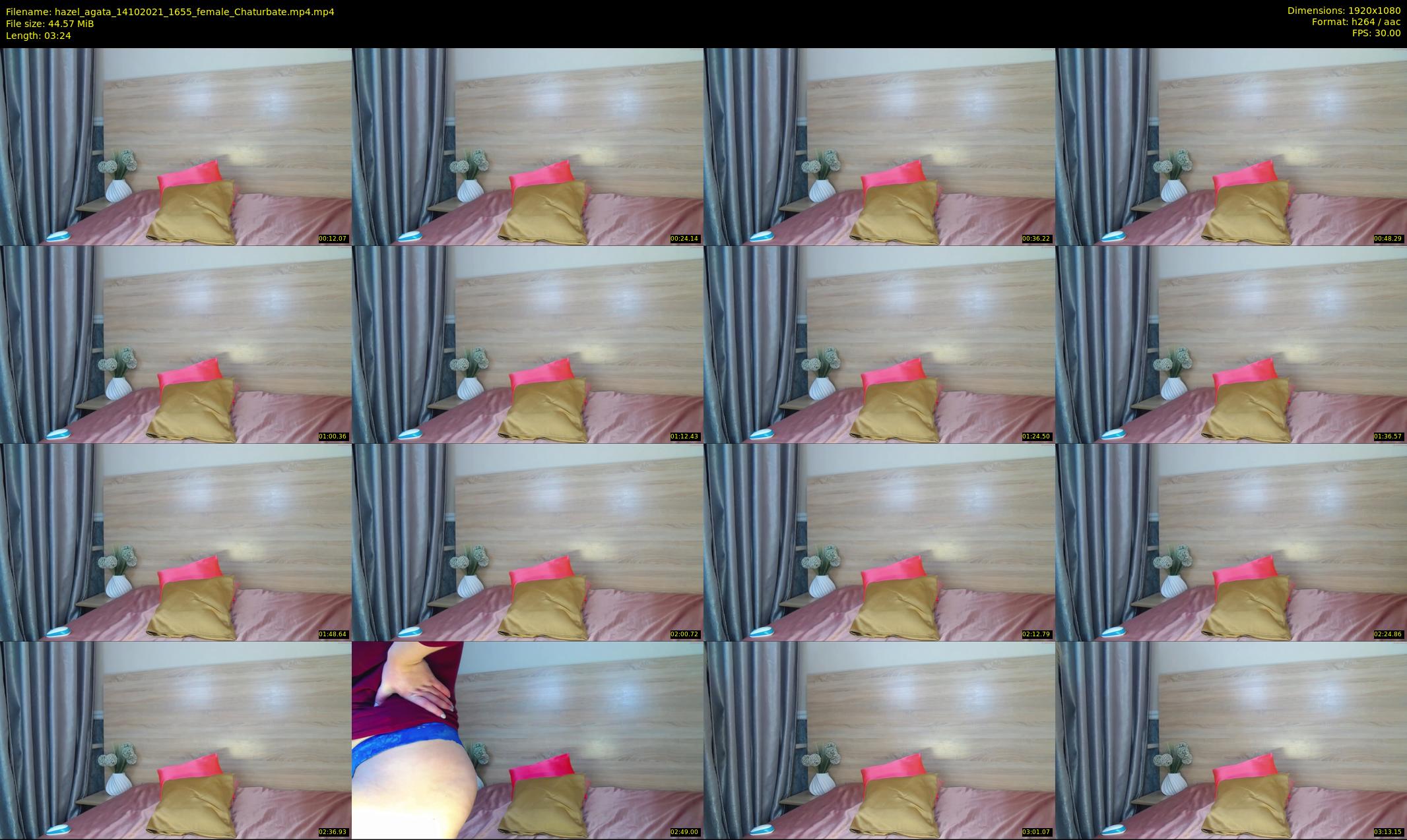 hazel_agata — 4 minute Chaturbate female cam show recording, 1080p, Oct 14, 2021