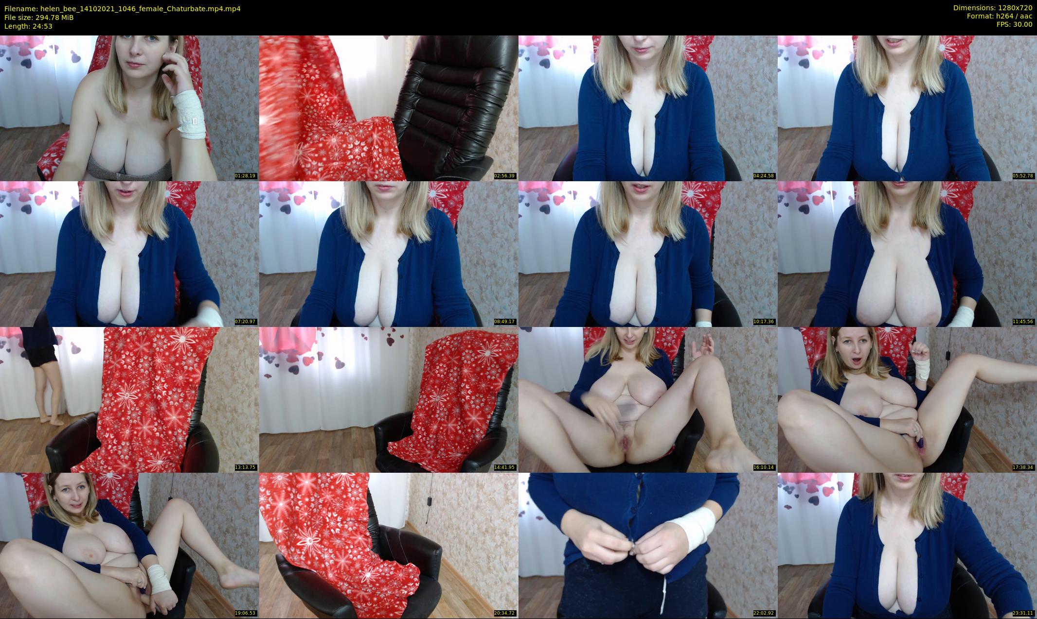 helen_bee — 25 minute Chaturbate female cam show recording, 720p, Oct 14, 2021