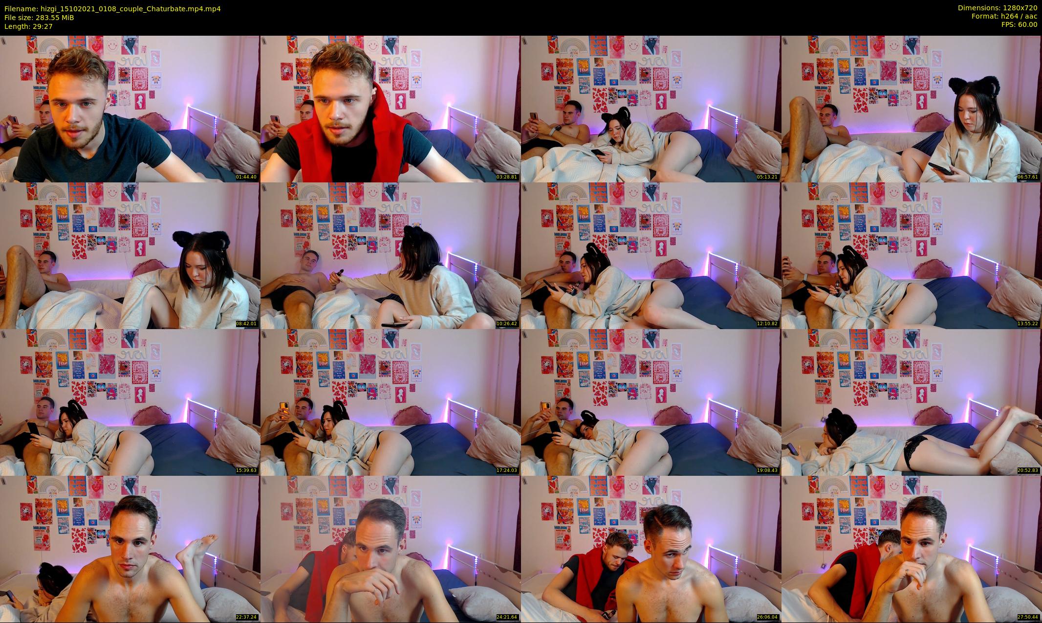 hizgi — 30 minute Chaturbate couple cam show recording, 720p, Oct 15, 2021