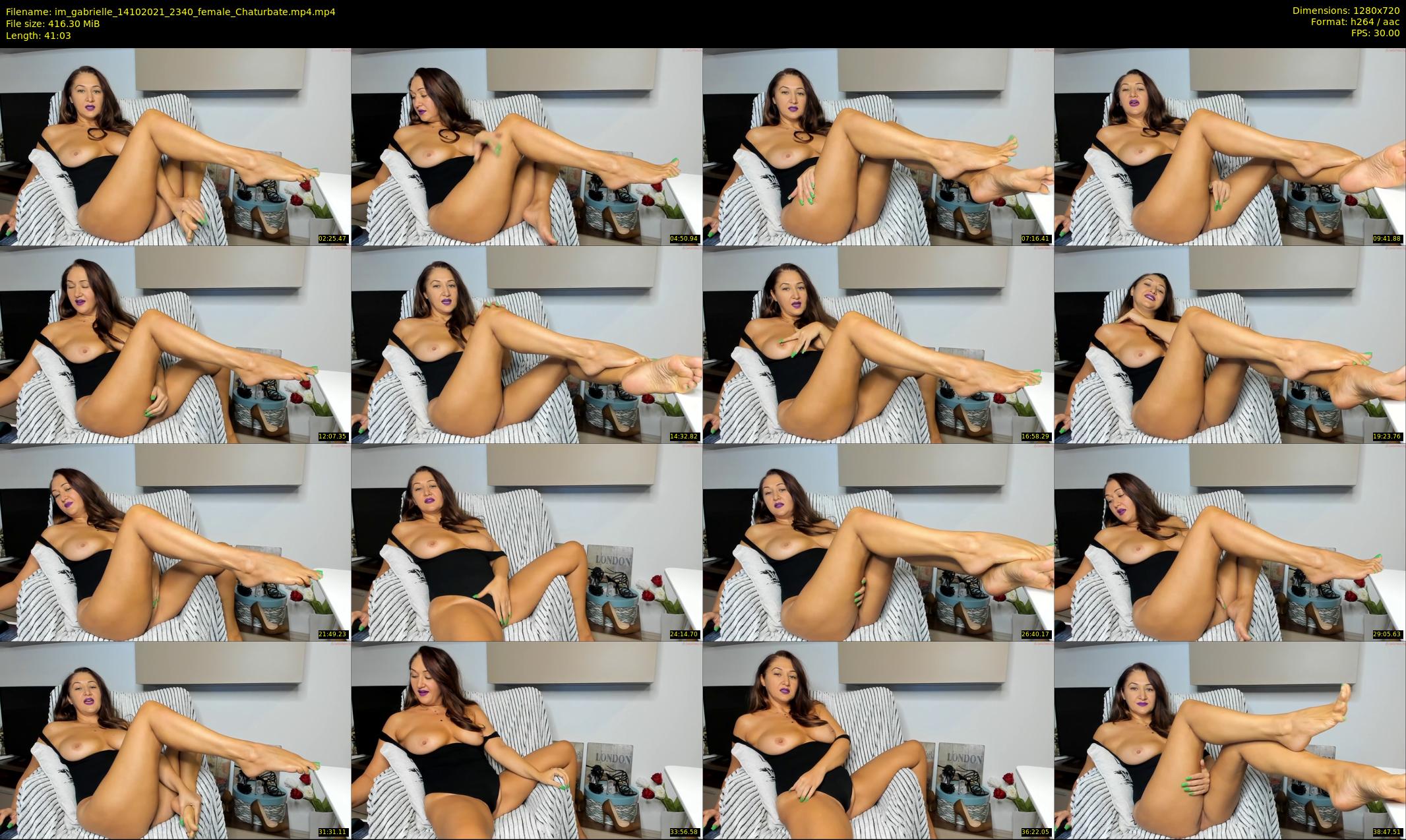 im_gabrielle — 42 minute Chaturbate female cam show recording, 720p, Oct 14, 2021