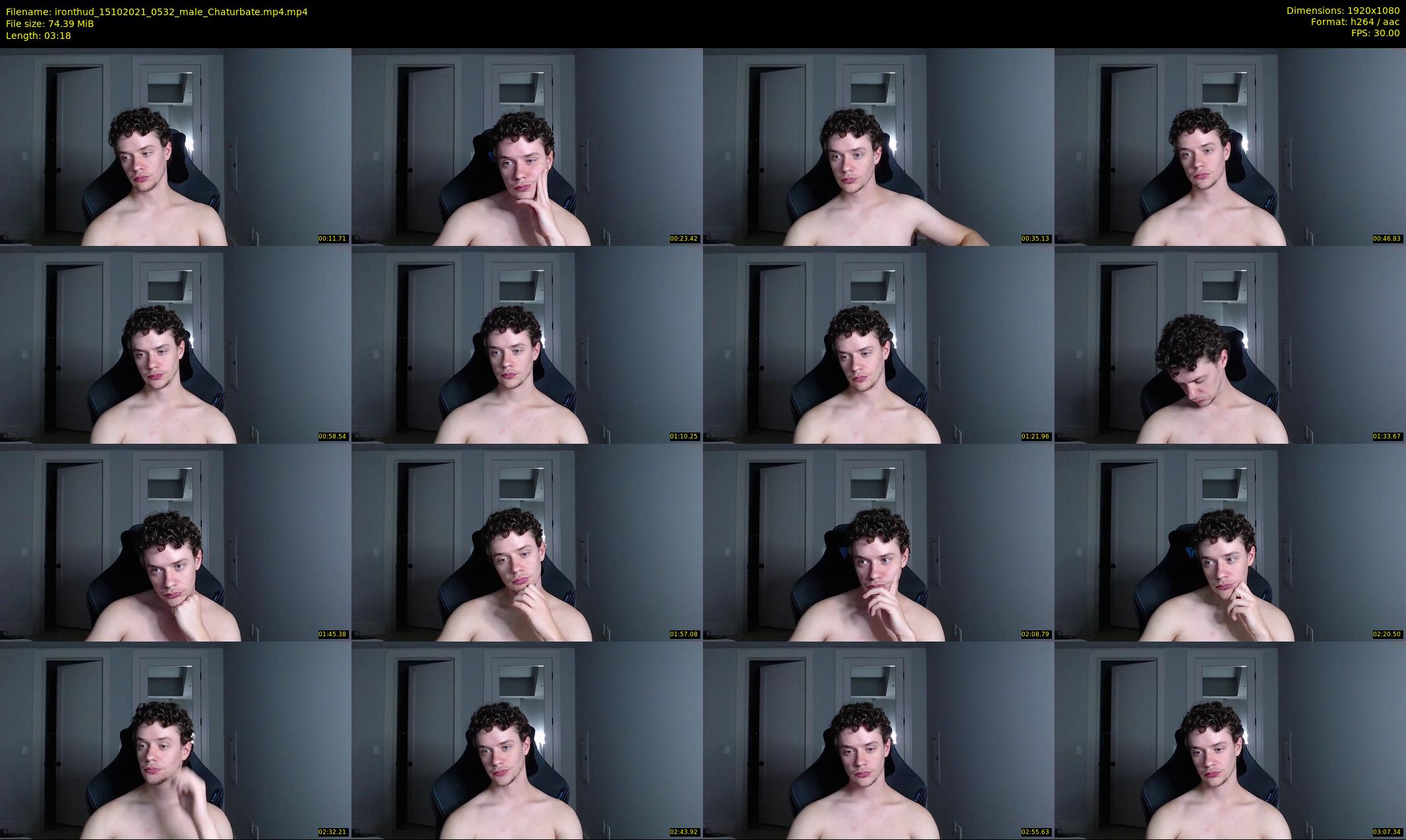 ironthud — 4 minute Chaturbate male cam show recording, 1080p, Oct 15, 2021