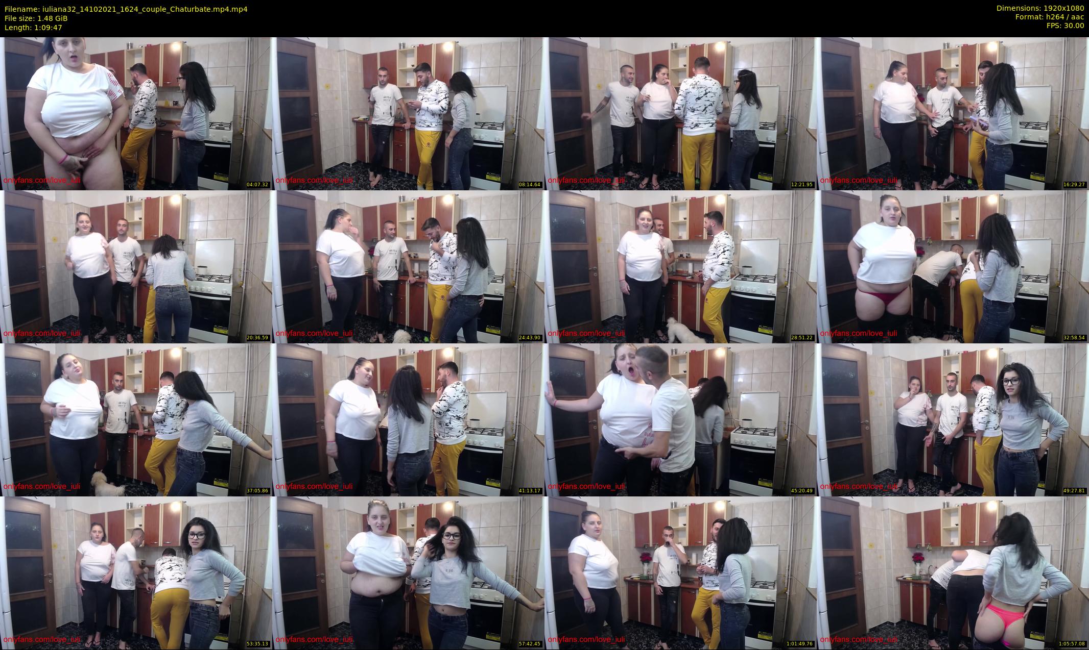 iuliana32 — 70 minute Chaturbate couple cam show recording, 1080p, Oct 14, 2021