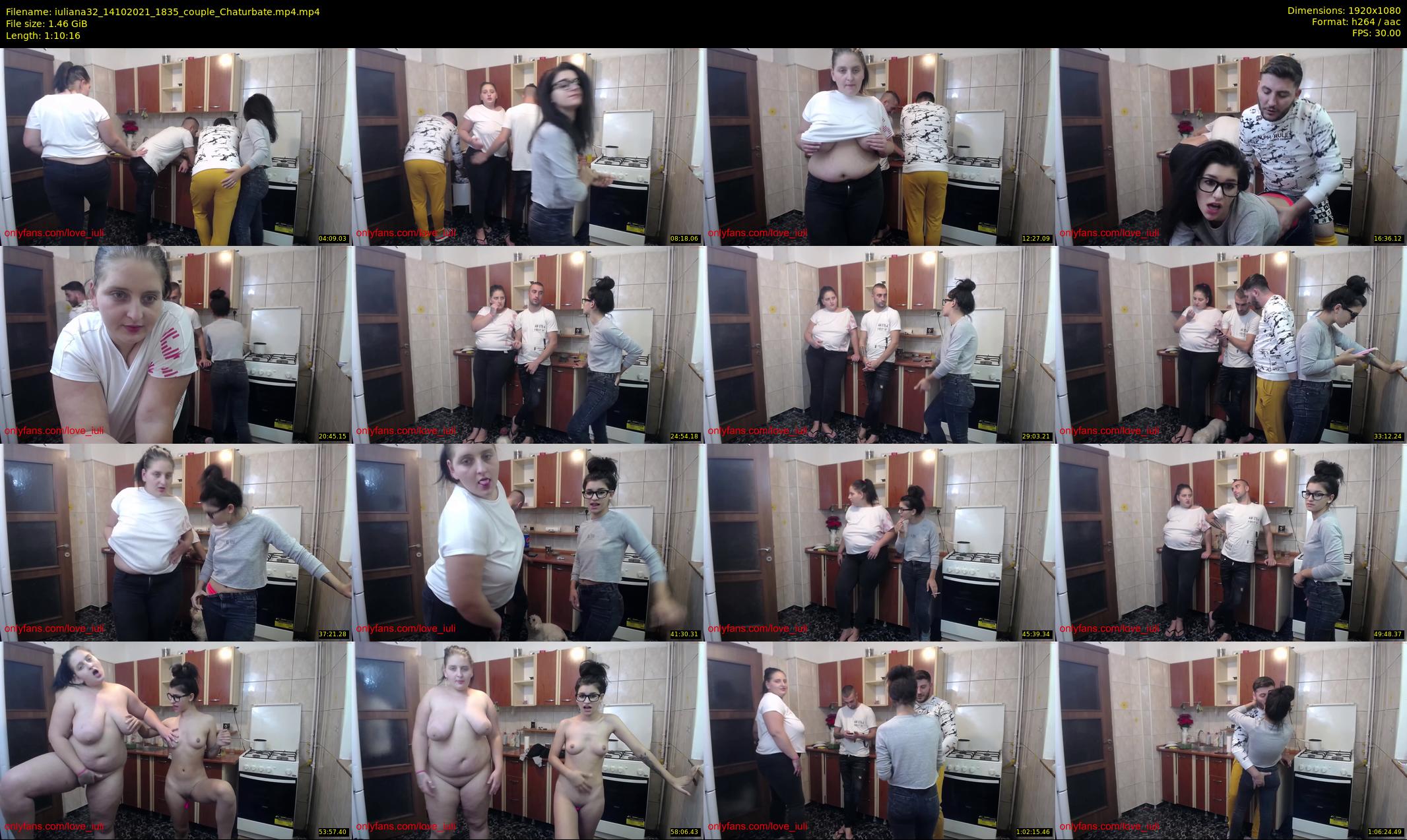 iuliana32 — 71 minute Chaturbate couple cam show recording, 1080p, Oct 14, 2021
