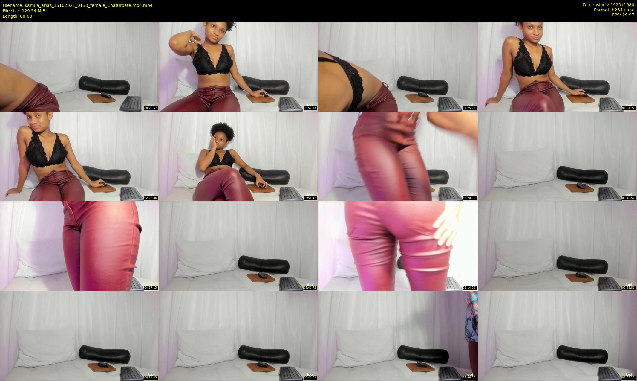 kamila_arias — 9 minute Chaturbate female cam show recording, 1080p, Oct 15, 2021