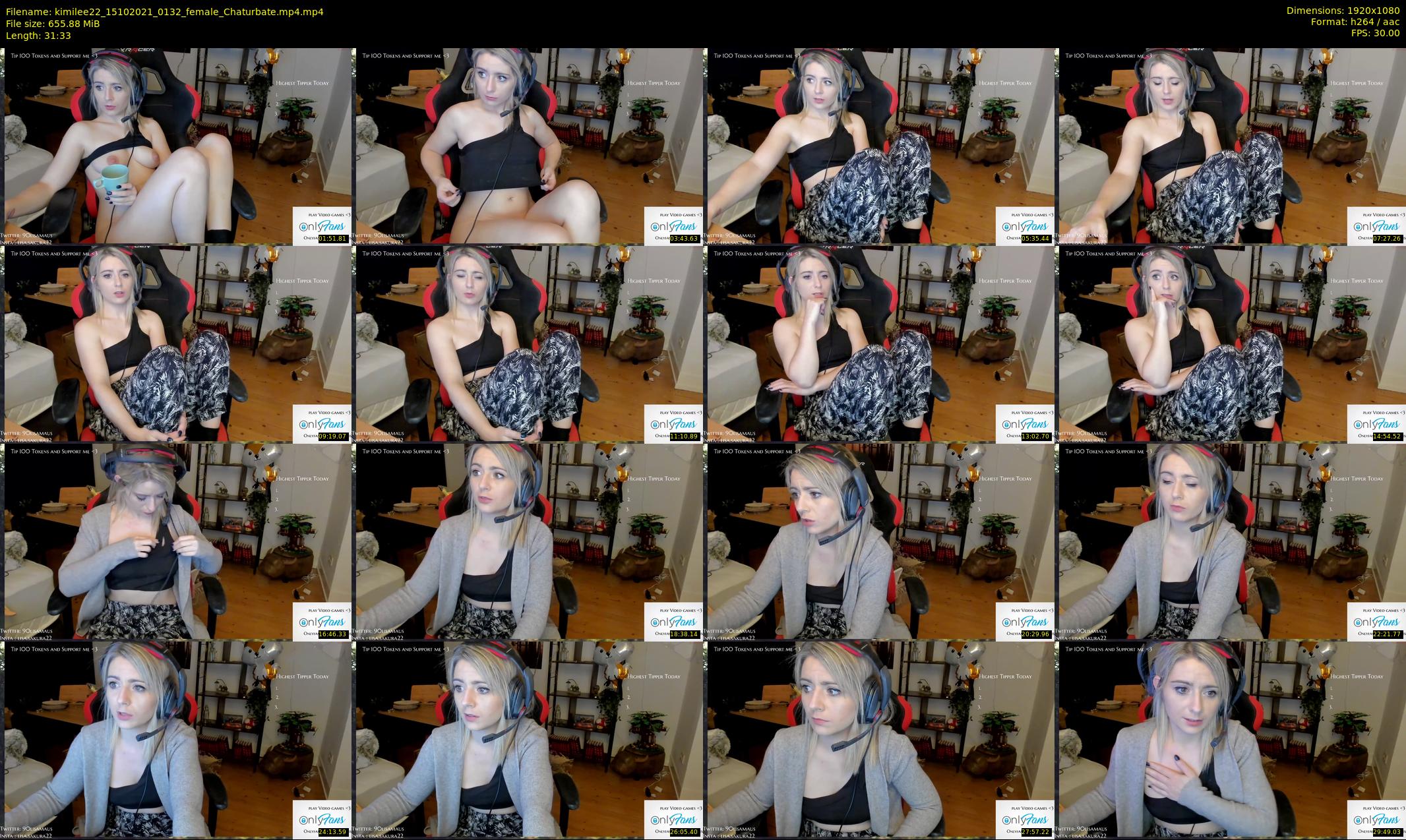 kimilee22 — 32 minute Chaturbate female cam show recording, 1080p, Oct 15, 2021