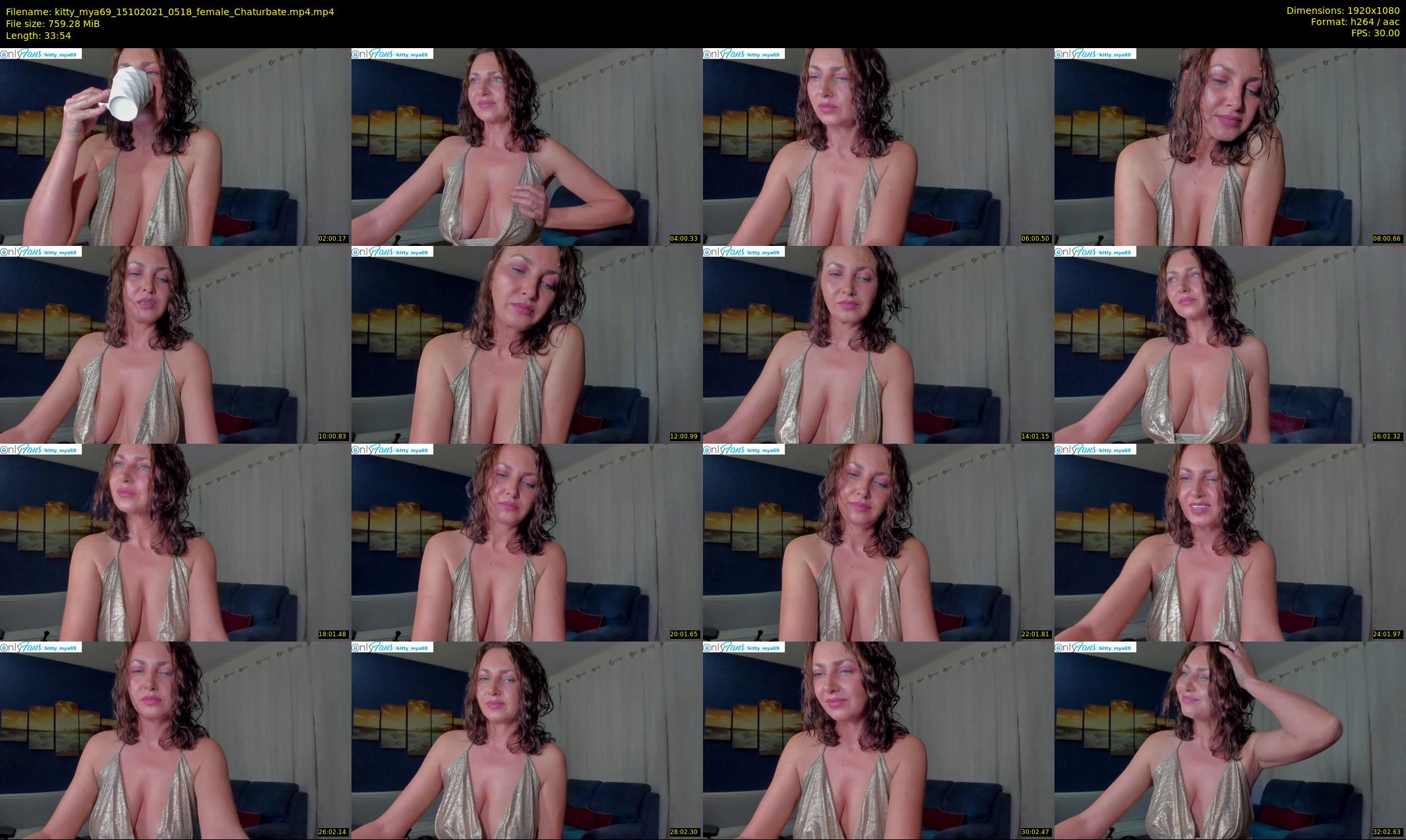 kitty_mya69 — 34 minute Chaturbate female cam show recording, 1080p, Oct 15, 2021