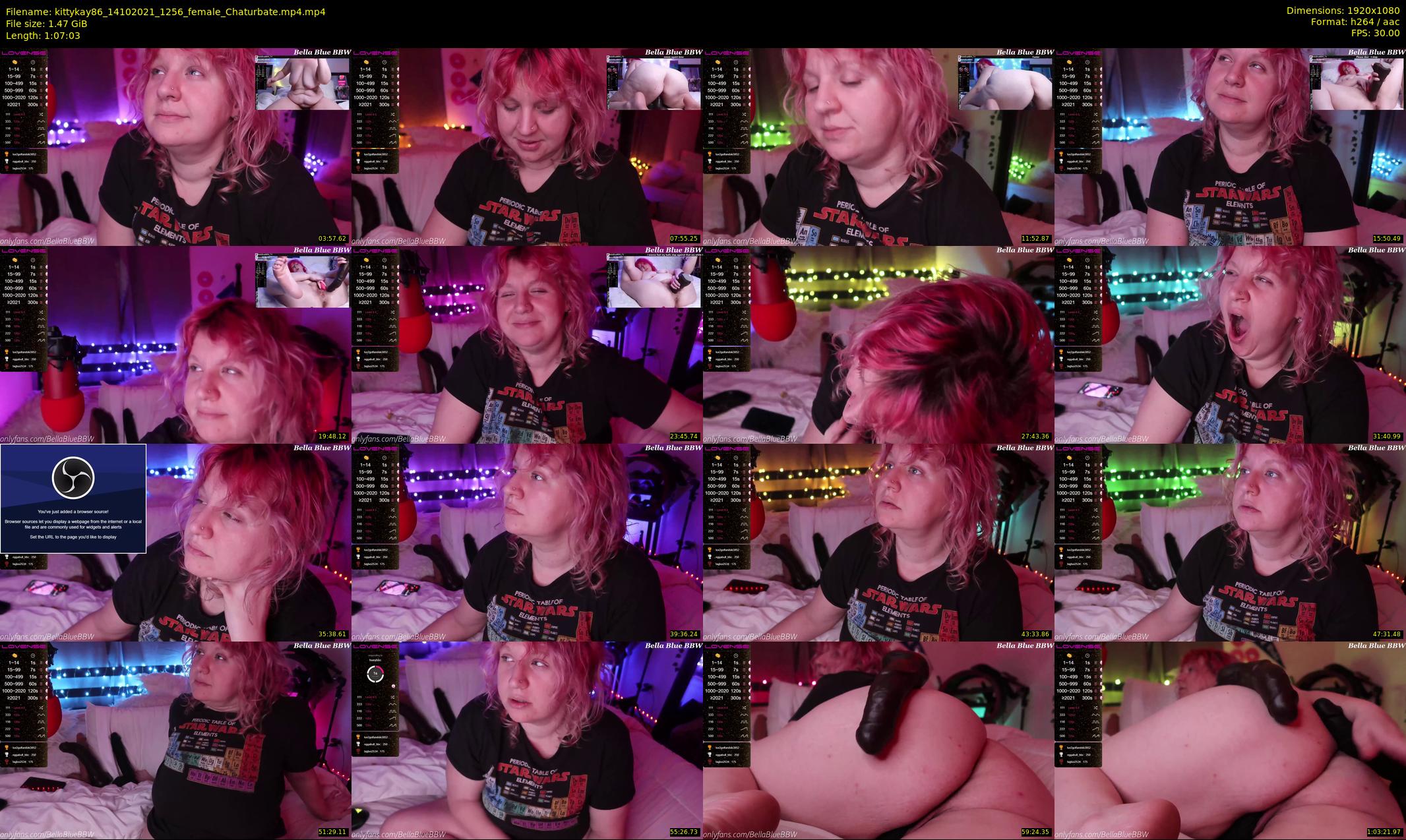 kittykay86 — 68 minute Chaturbate female cam show recording, 1080p, Oct 14, 2021