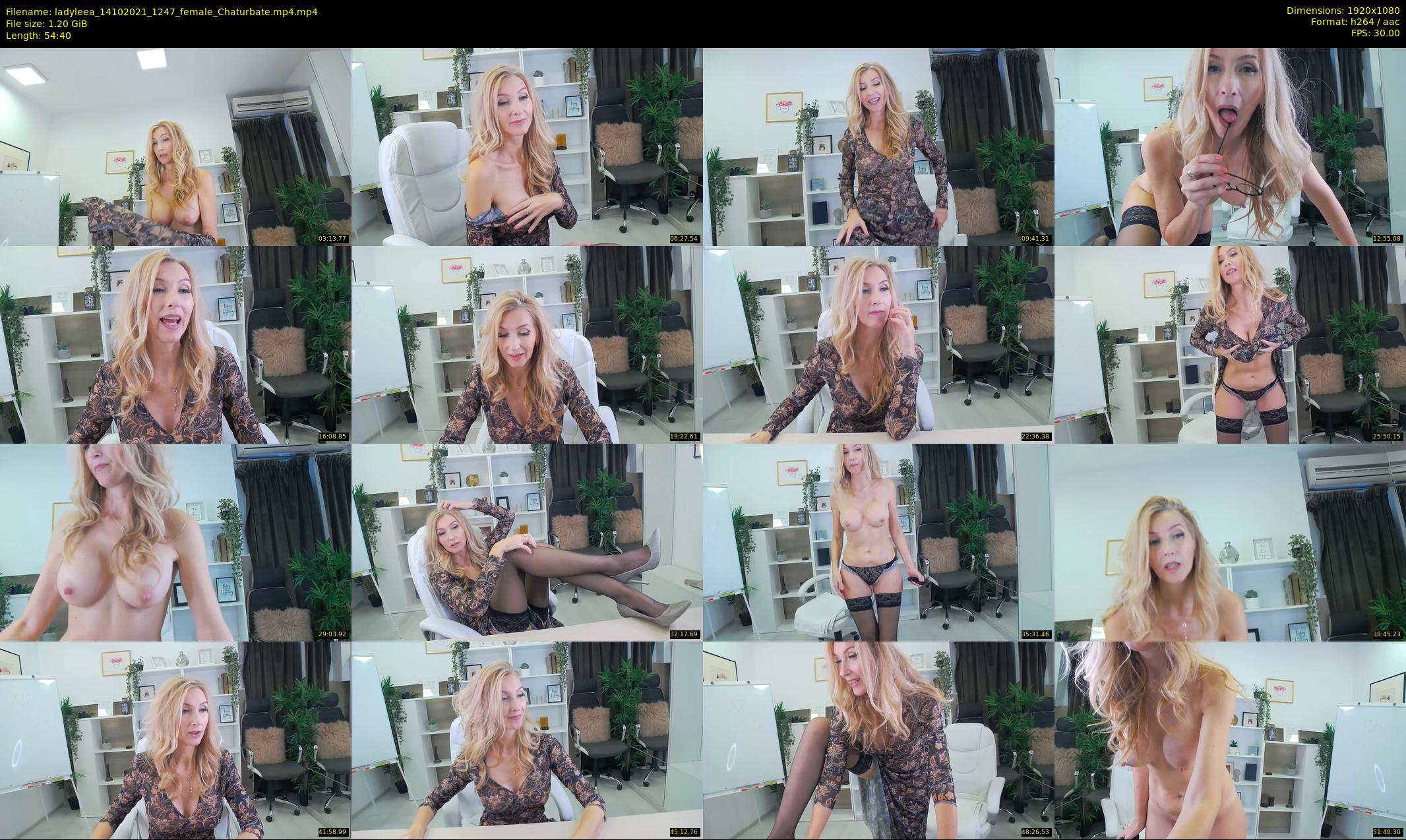 ladyleea — 55 minute Chaturbate female cam show recording, 1080p, Oct 14, 2021