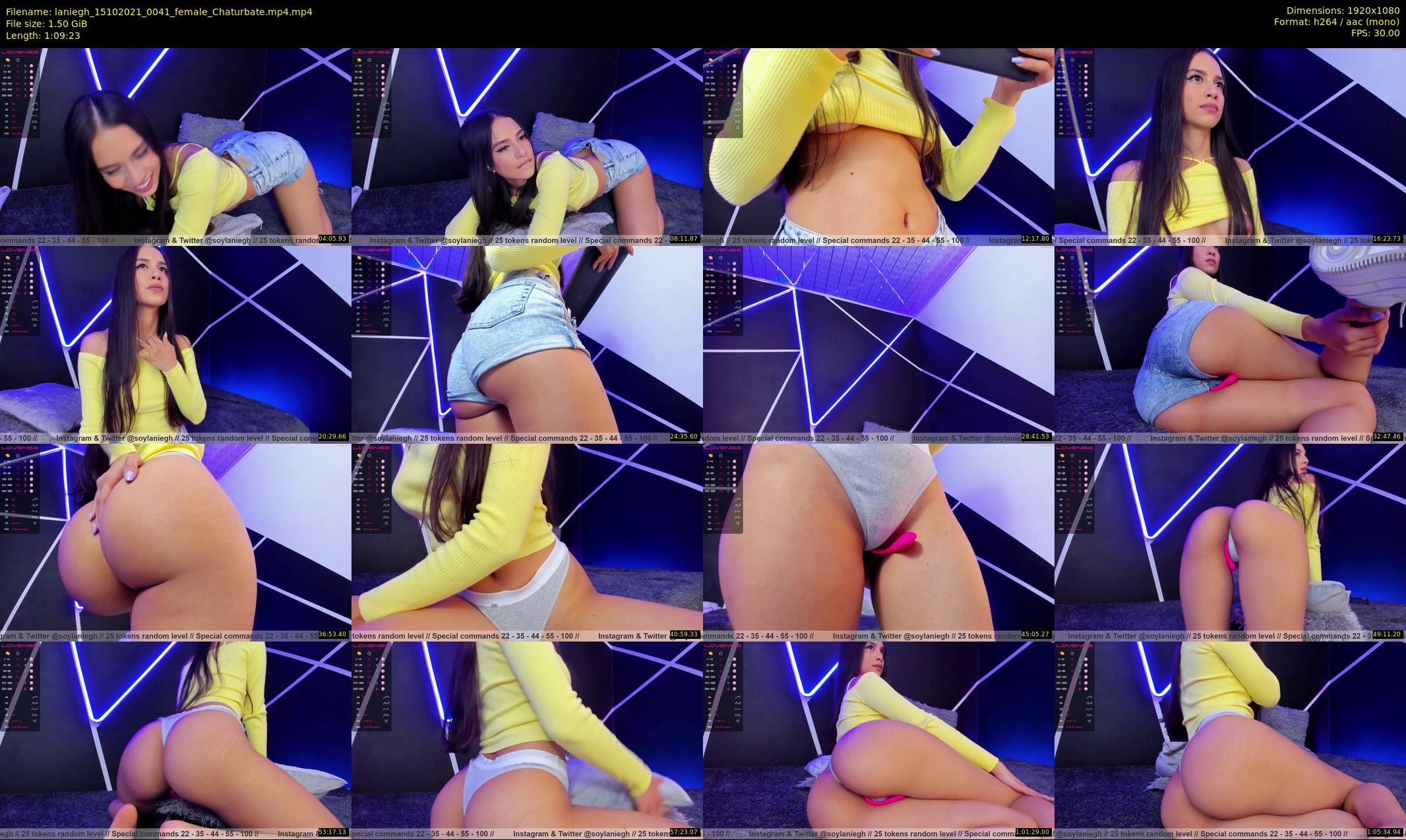 laniegh — 70 minute Chaturbate female cam show recording, 1080p, Oct 15, 2021