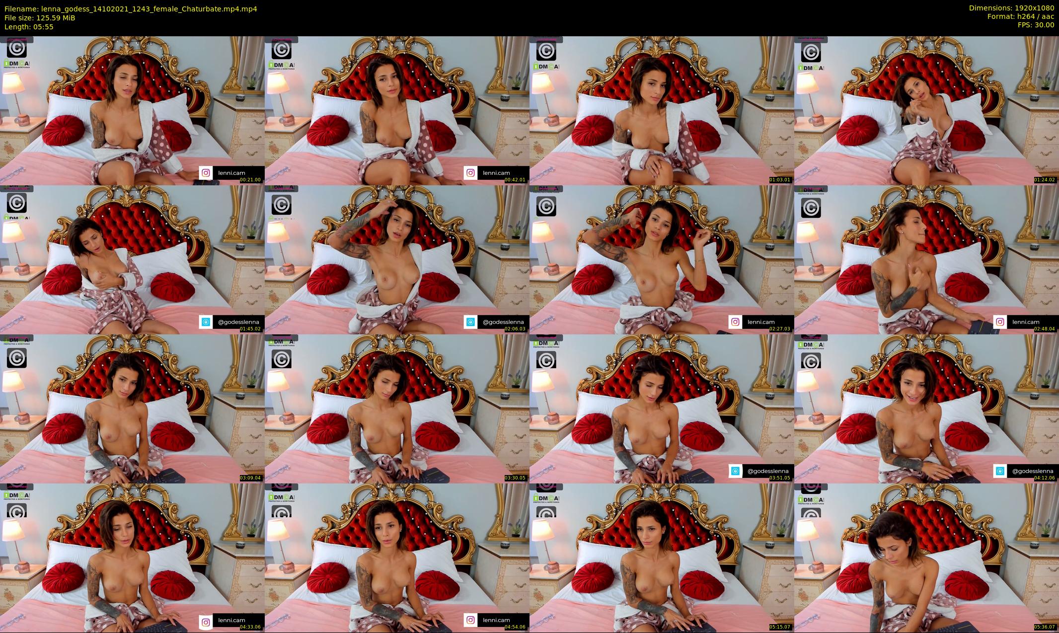 lenna_godess — 6 minute Chaturbate female cam show recording, 1080p, Oct 14, 2021