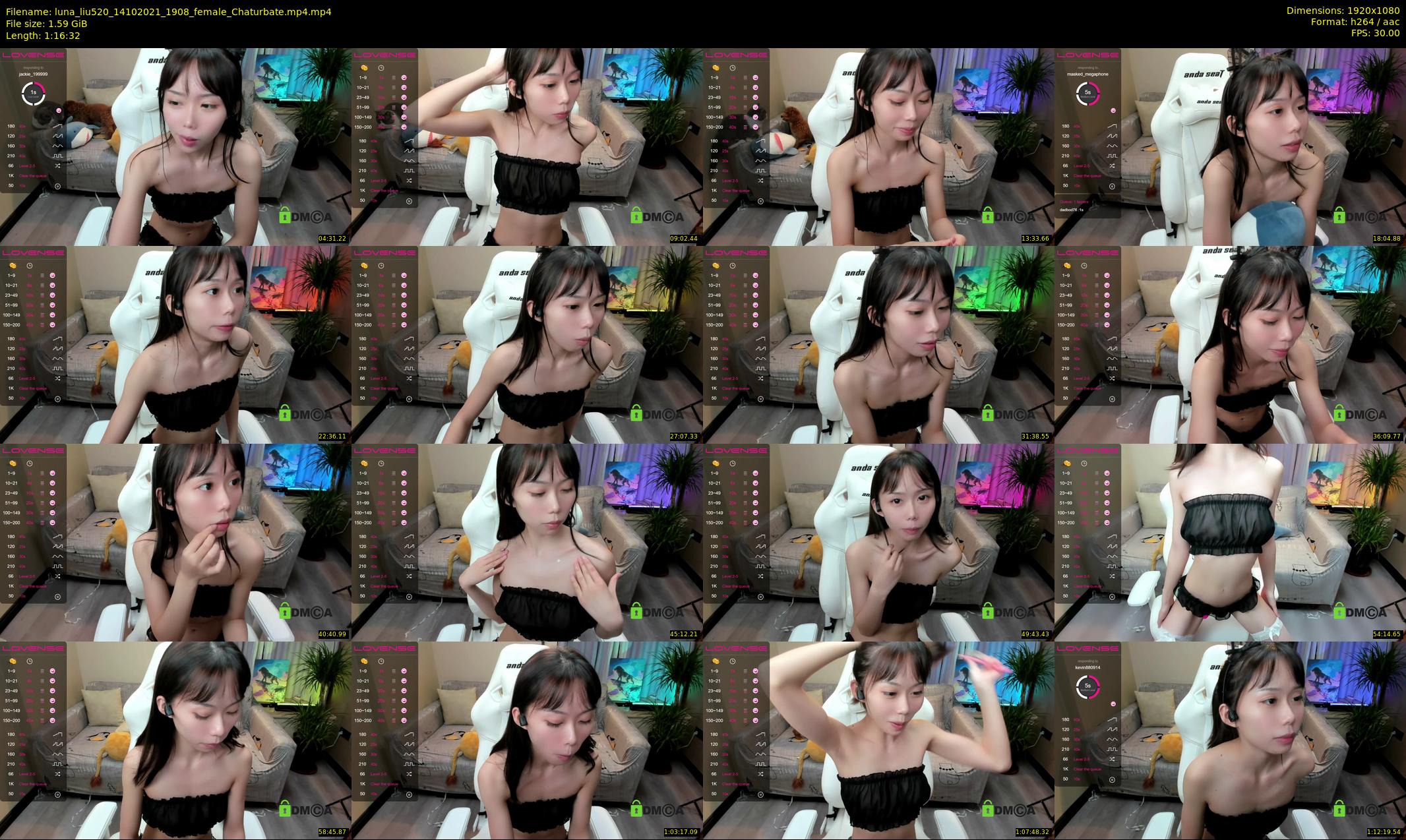 luna_liu520 — 77 minute Chaturbate female cam show recording, 1080p, Oct 14, 2021