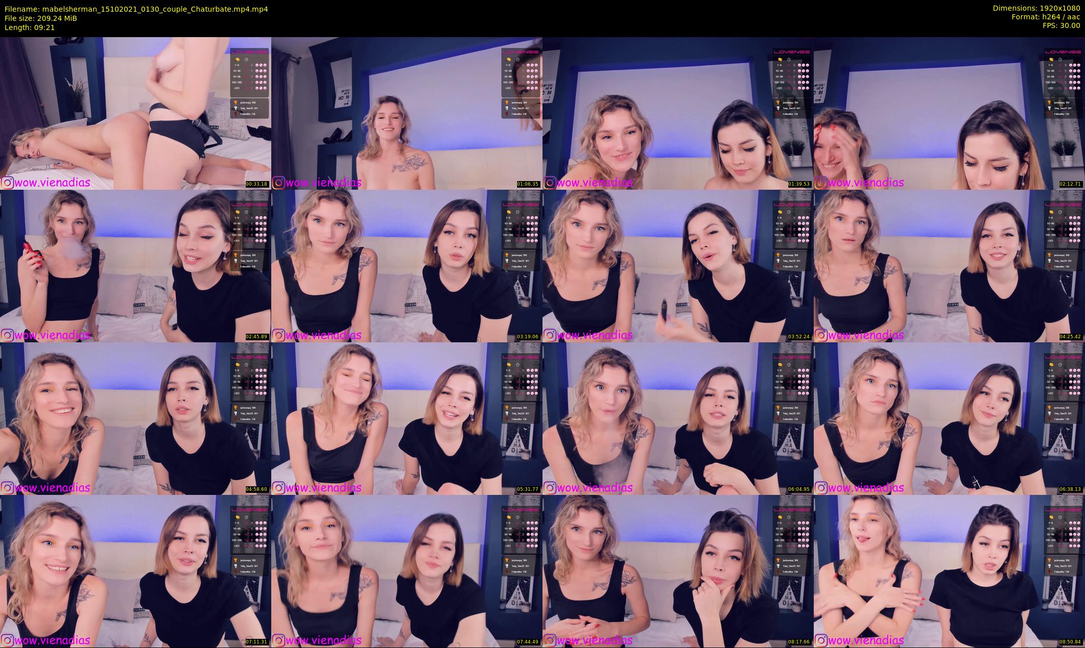 mabelsherman — 10 minute Chaturbate couple cam show recording, 1080p, Oct 15, 2021
