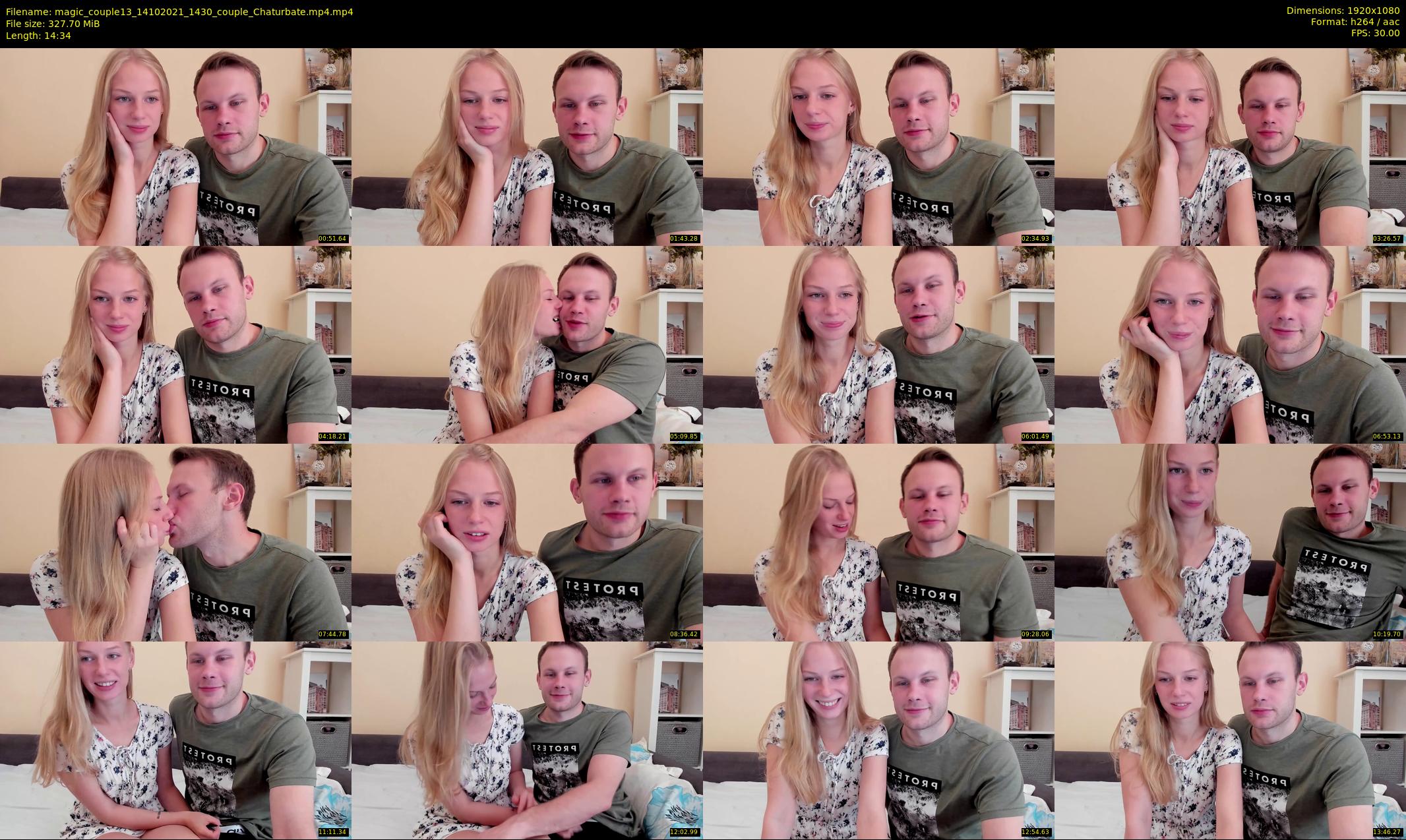 magic_couple13 — 15 minute Chaturbate couple cam show recording, 1080p, Oct 14, 2021