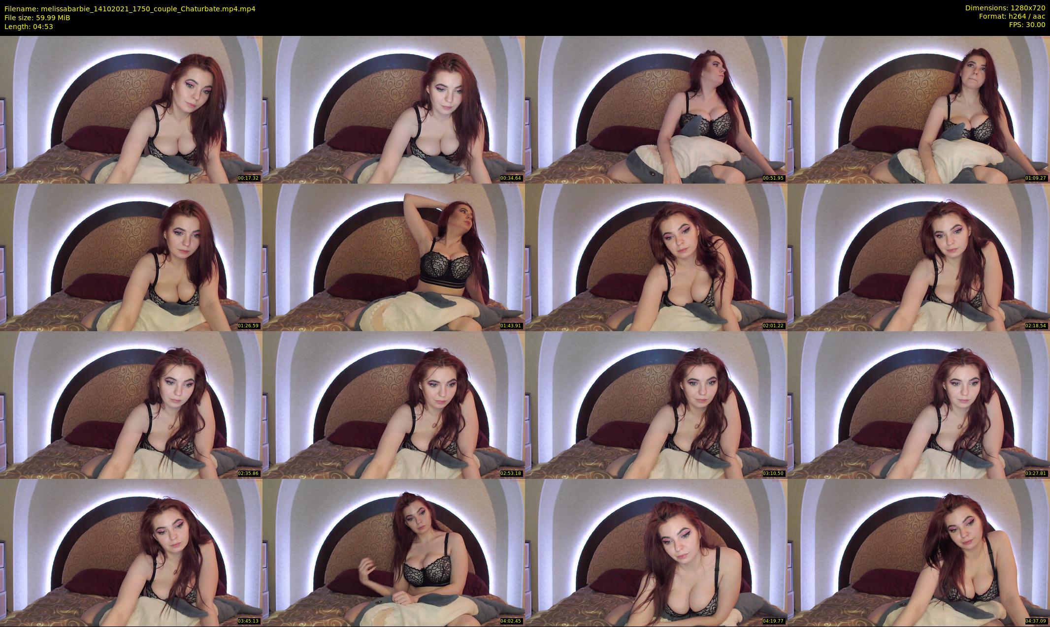 melissabarbie — 5 minute Chaturbate couple cam show recording, 720p, Oct 14, 2021