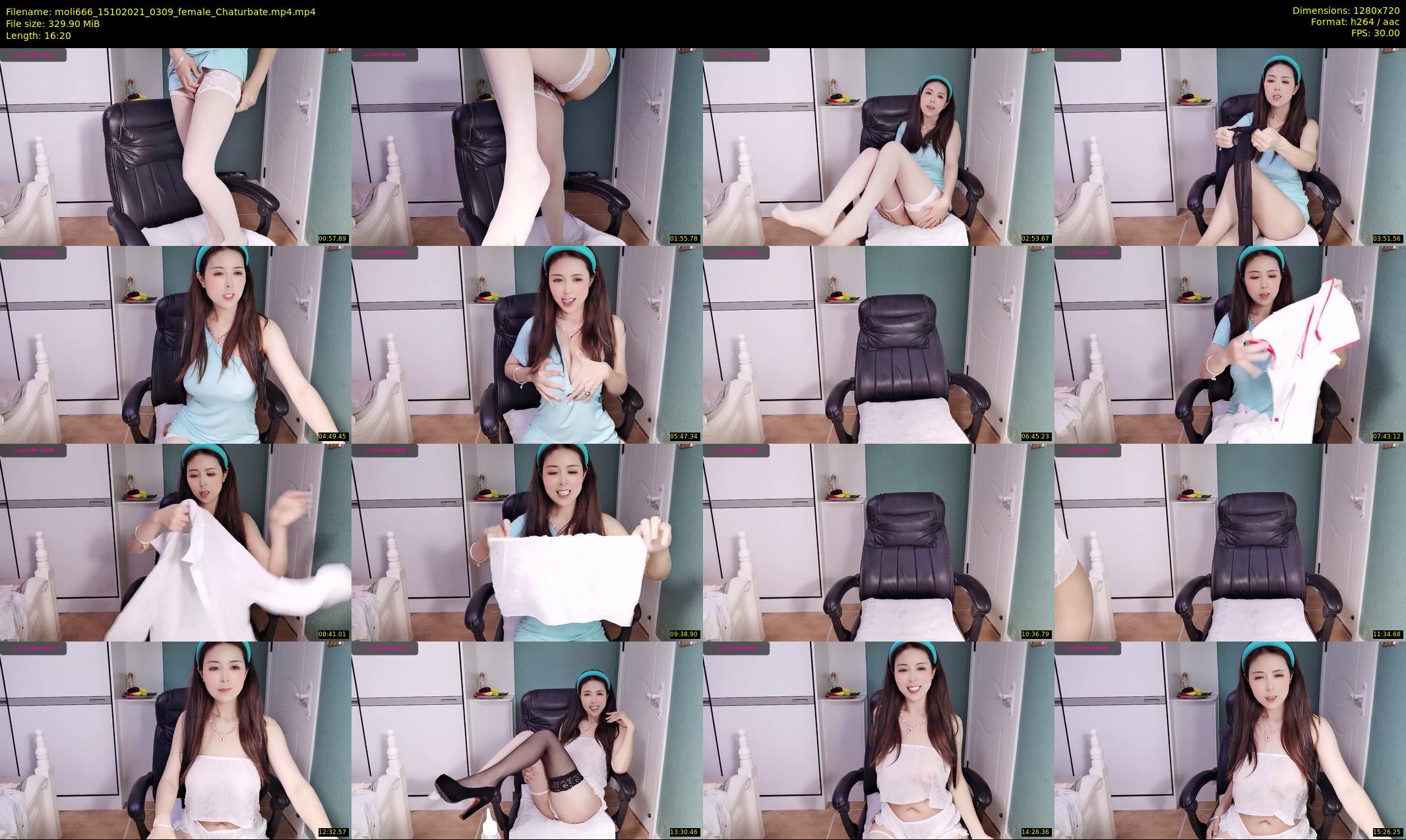 moli666 — 17 minute Chaturbate female cam show recording, 720p, Oct 15, 2021