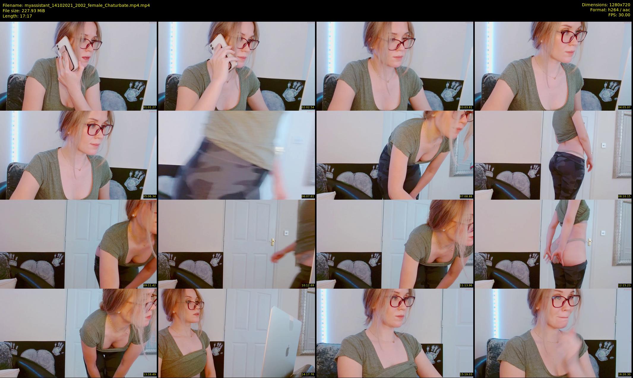 myassistant — 18 minute Chaturbate female cam show recording, 720p, Oct 14, 2021
