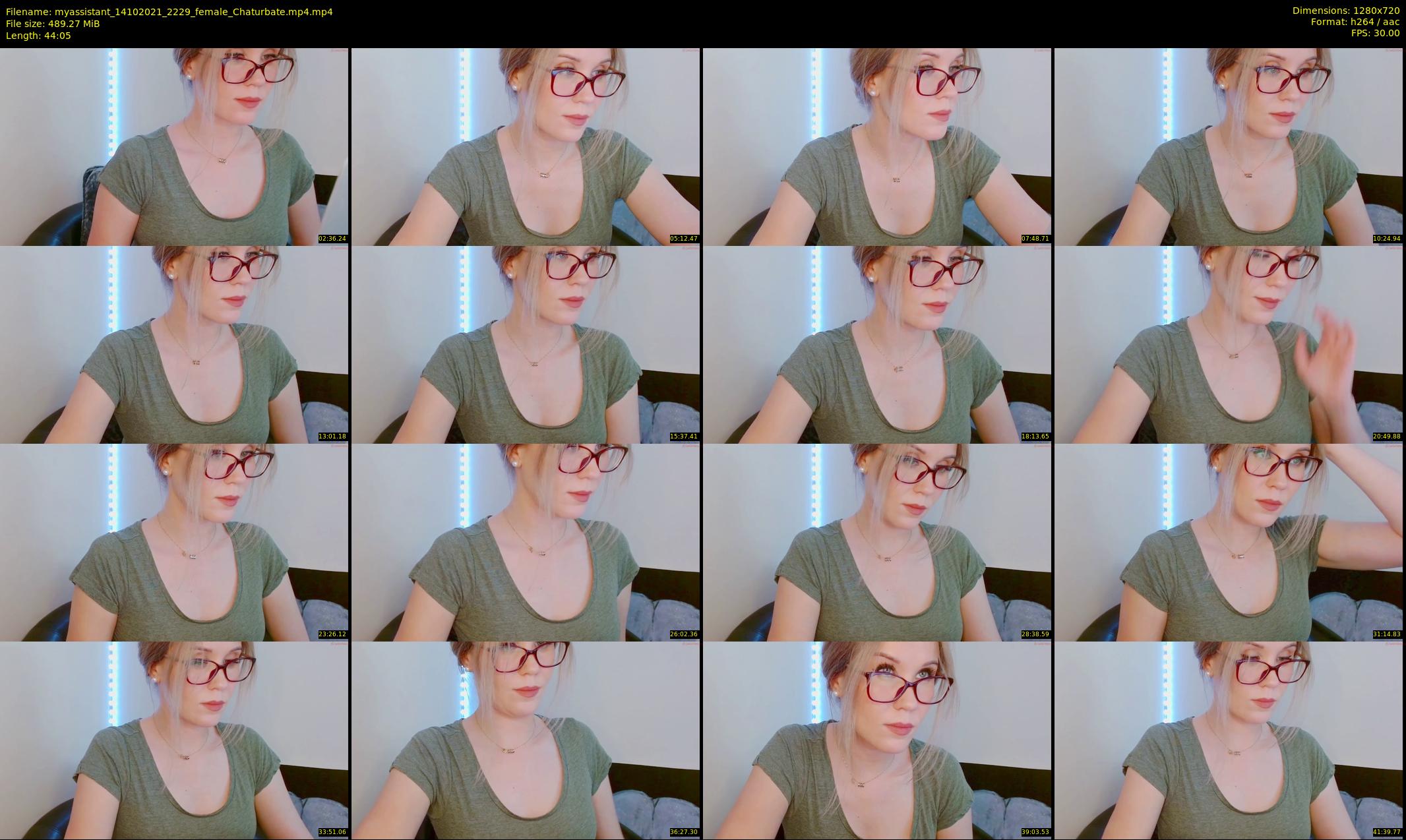 myassistant — 45 minute Chaturbate female cam show recording, 720p, Oct 14, 2021